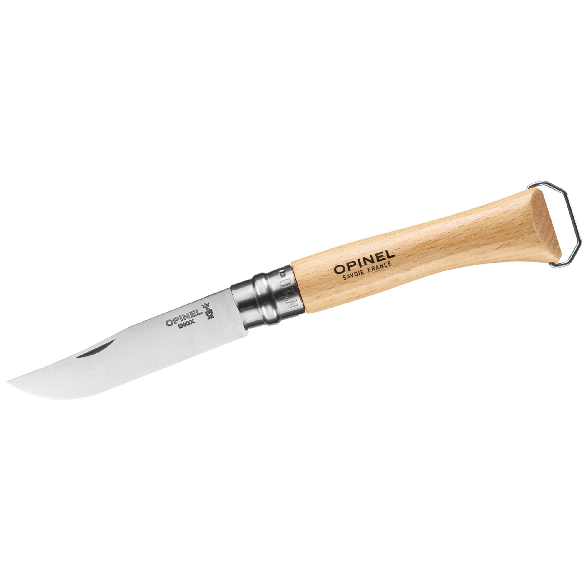 Opinel - Taschenmesser mit Korkenzieher No 10 - 23 cm - Buche
