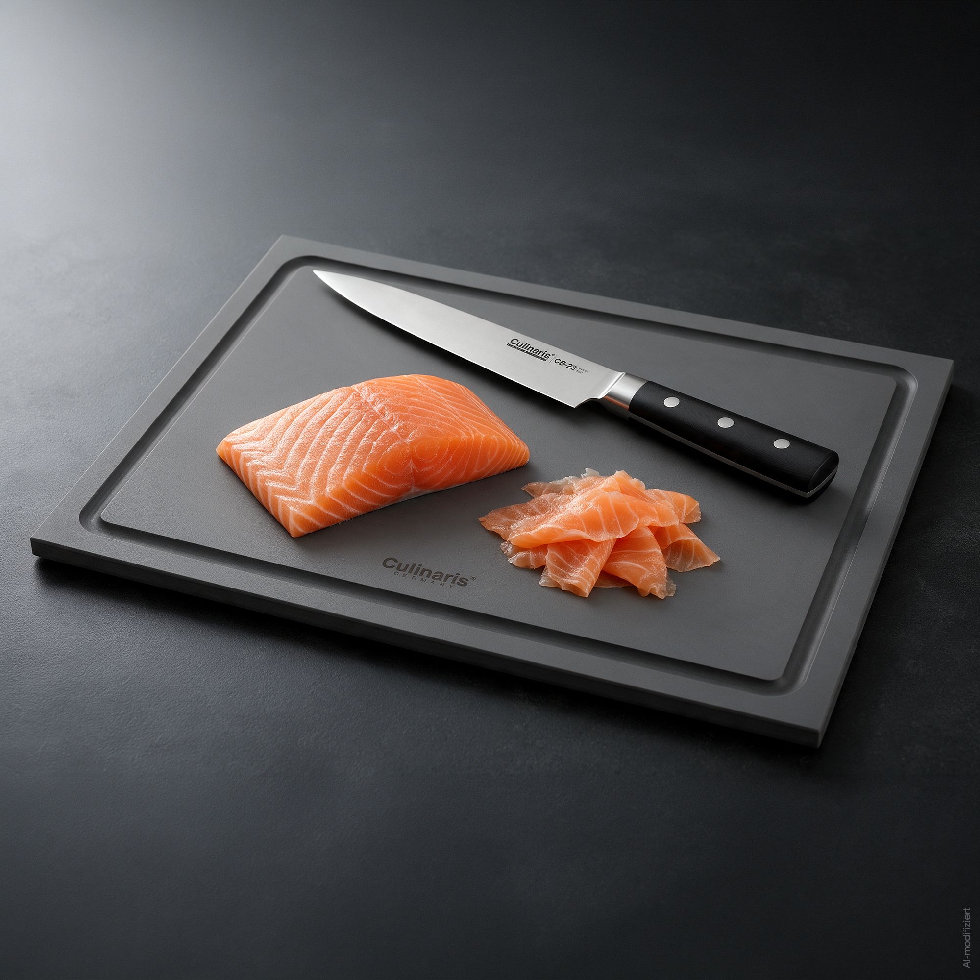 Cutting board NERO GRIGIO - 35 x 25 x 0.9 cm | Culinaris