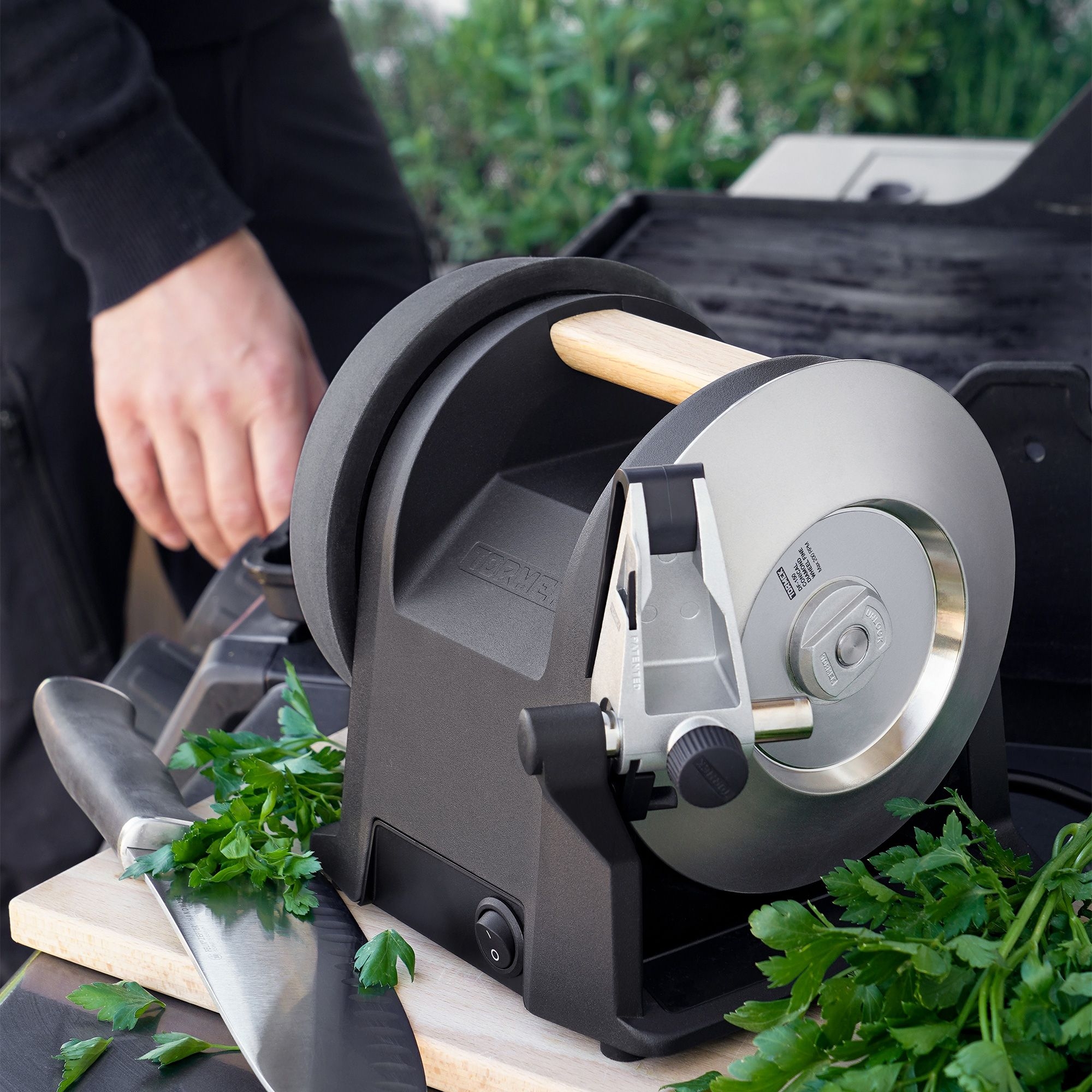 Tormek – Electric Knife Sharpener T-1 Kitchen Knife Sharpener Carbon Black