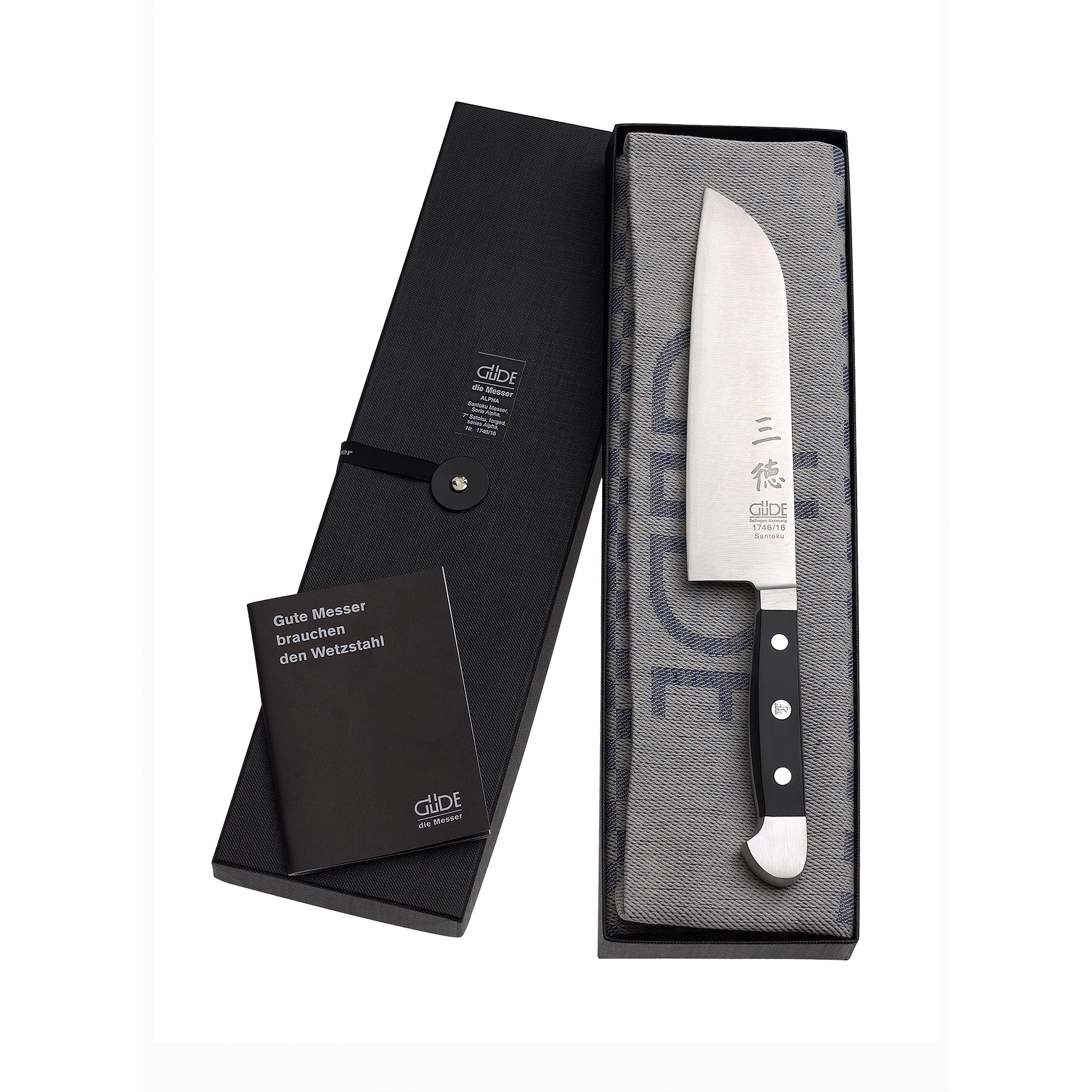 Güde - Geschenkset Santoku Alpha