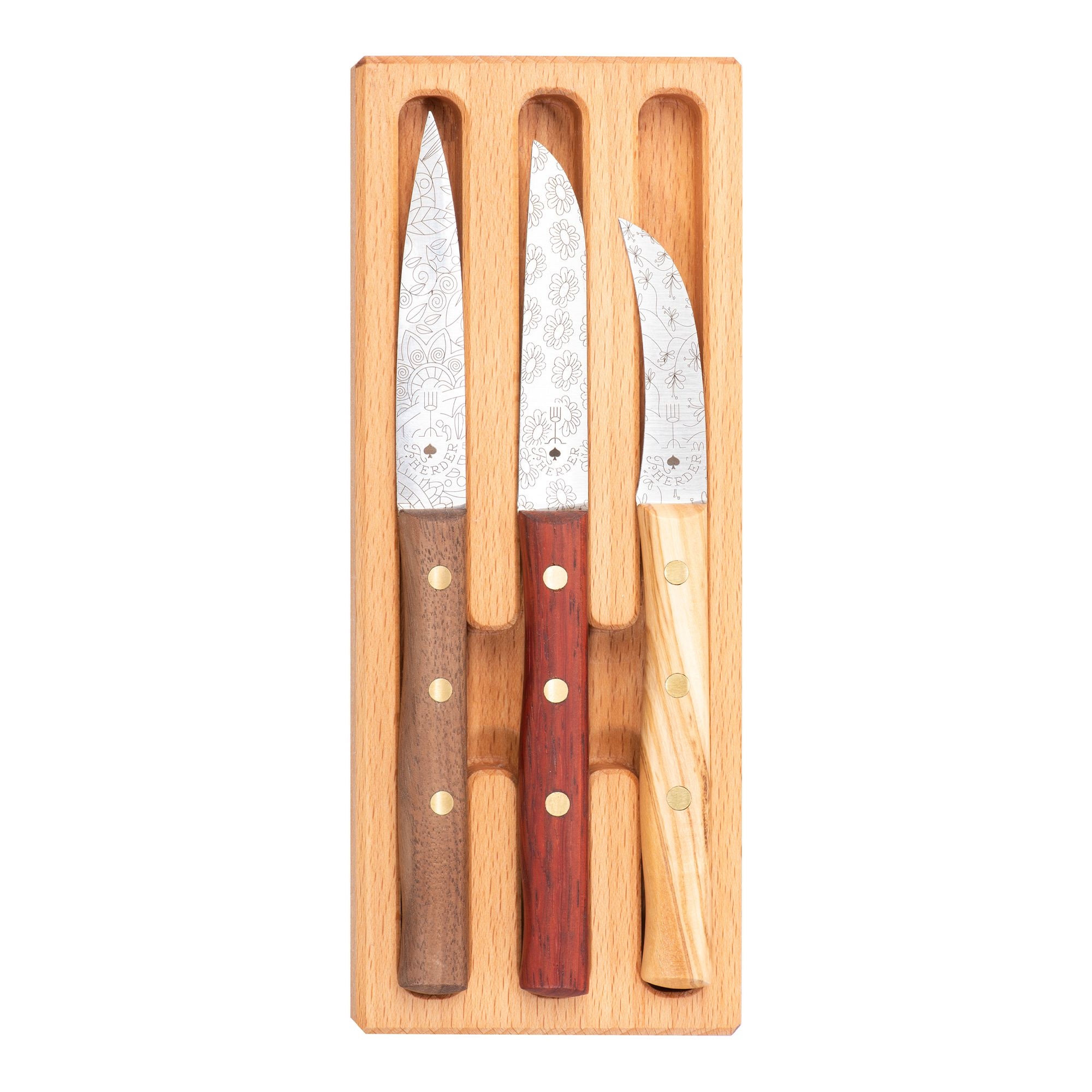 Friedr. Herder - Messer Set 3er Mix Friedr. Herder - Messer Set 3er Mix