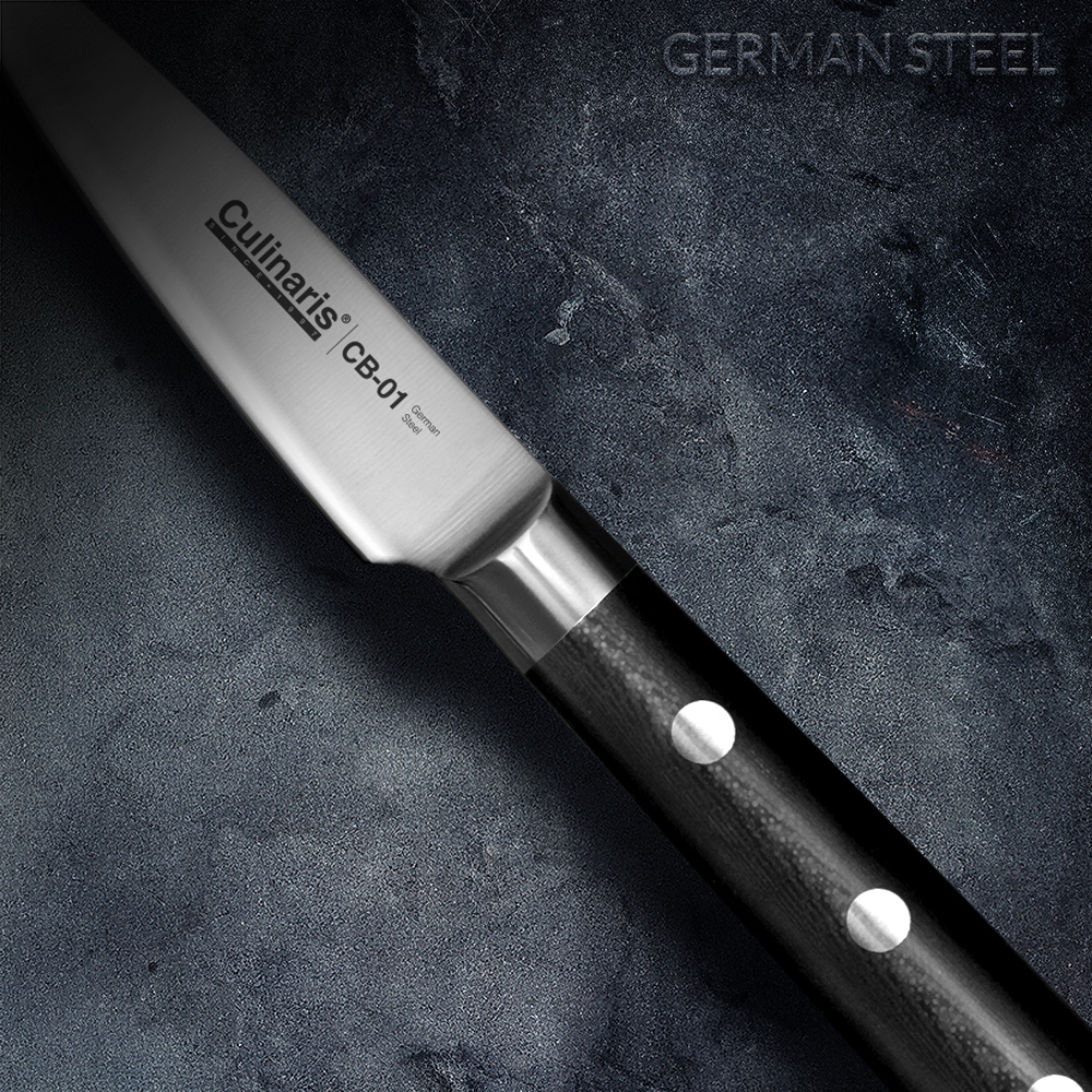 Culinaris Schälmesser Black Serie 10 cm aus Stahl