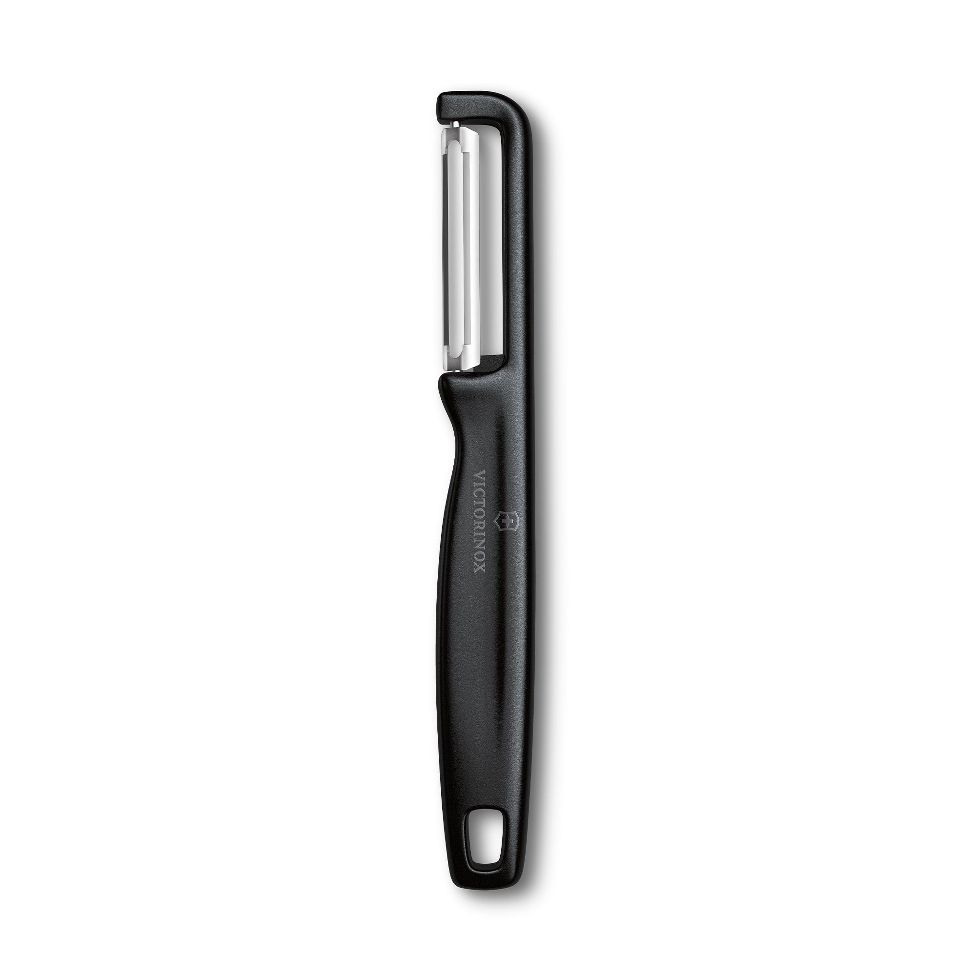 Victorinox - Peeler IOTA, straight blade, double-edged, black