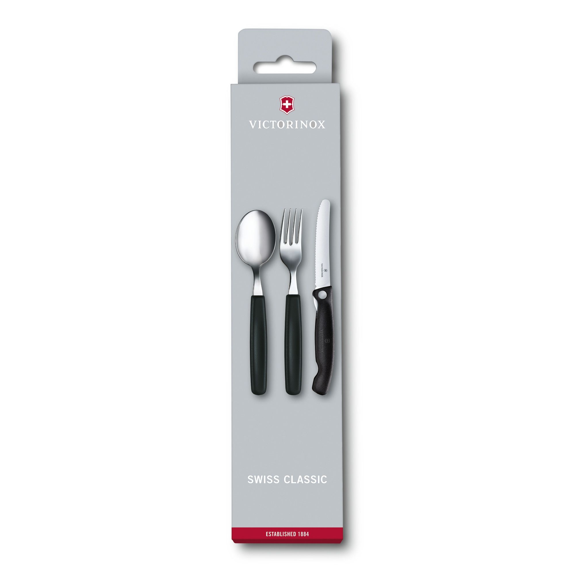 Victorinox - Swiss Classic Set of vegetable knife, fork and spoon
