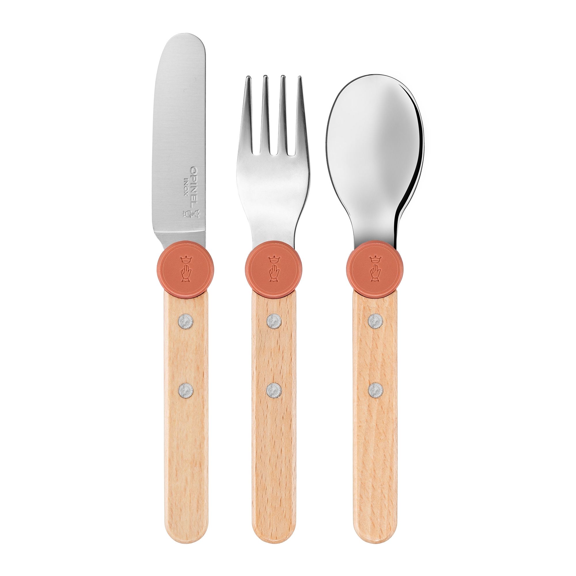 Opinel - Kinderbesteck-Set - LE PETIT GOURMET - Koralle
