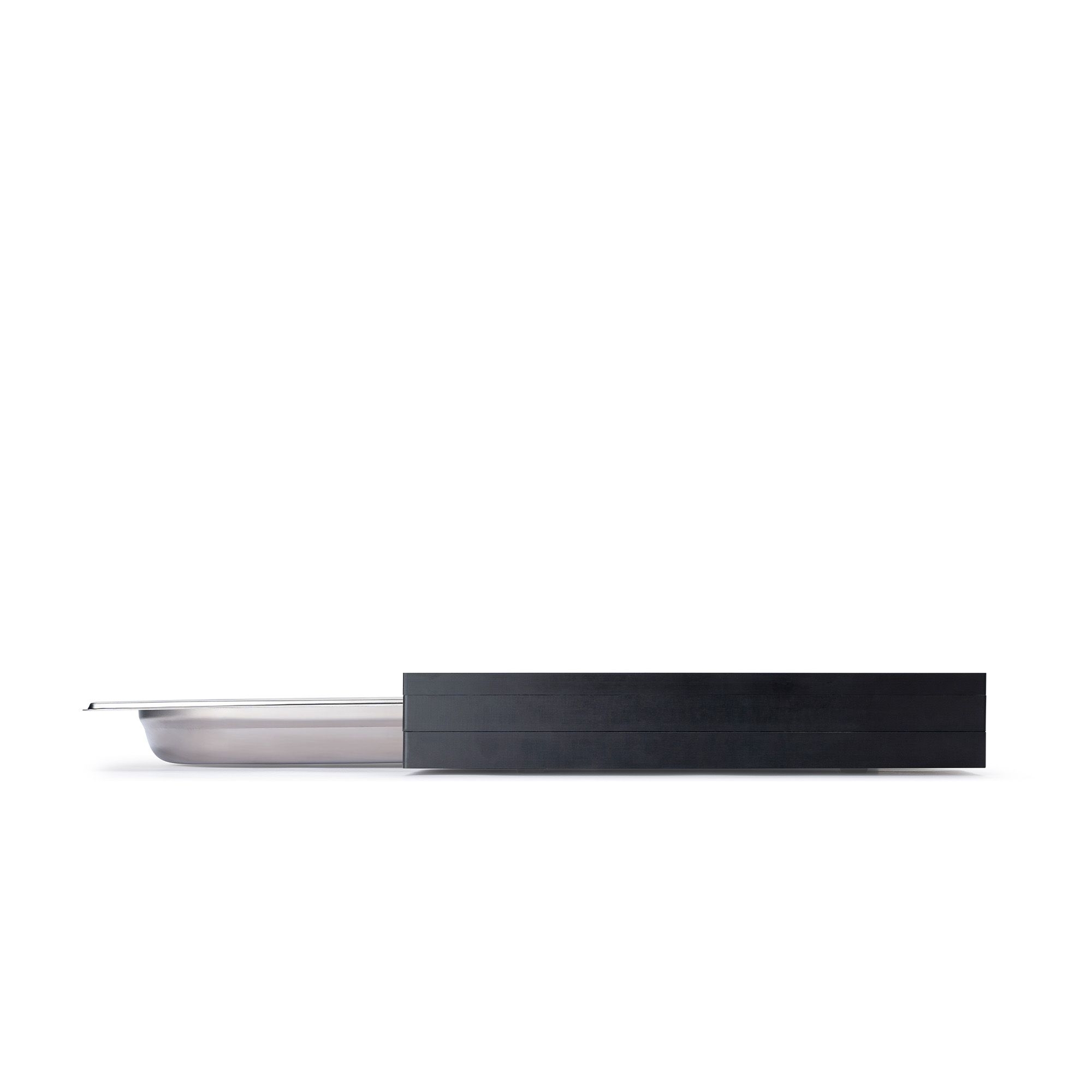 Continenta - Schneidebrett DURACORE mit Edelstahlschublade 48 x 32,5 x 6 cm