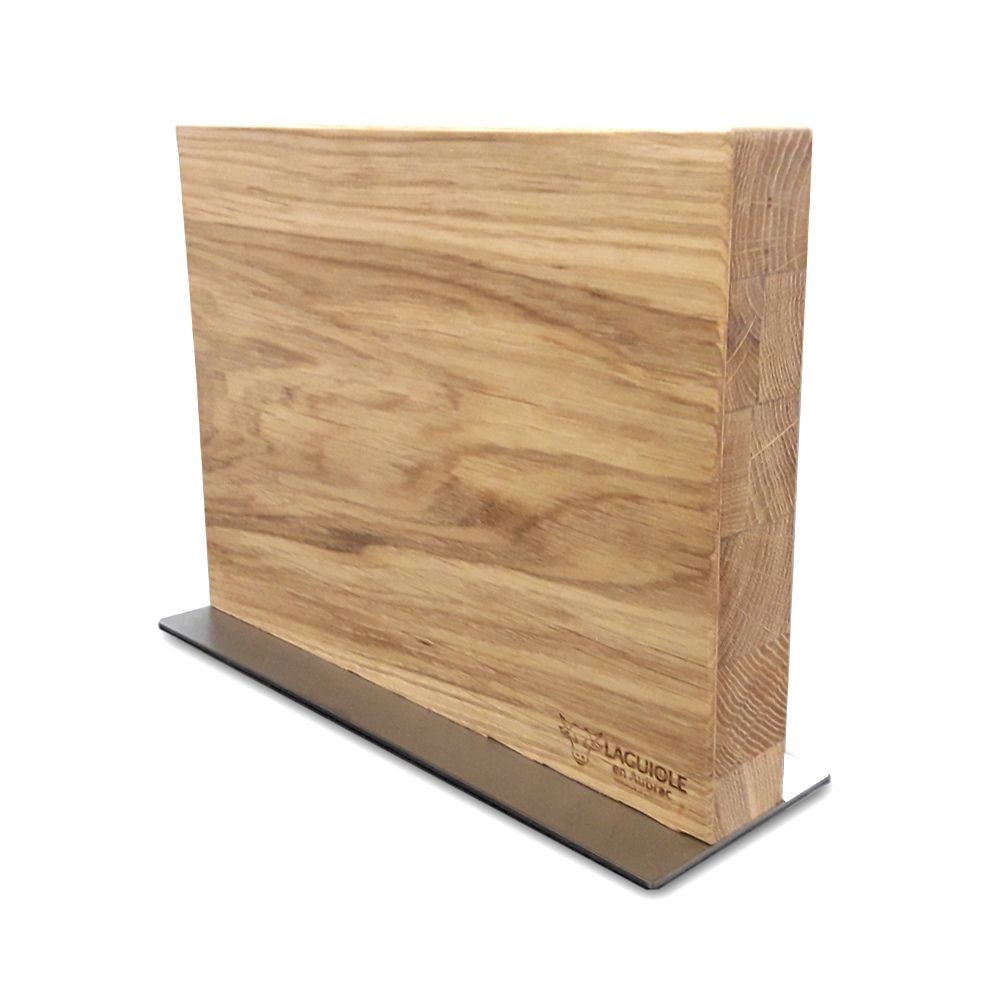 Laguiole - knife block made of oak wood