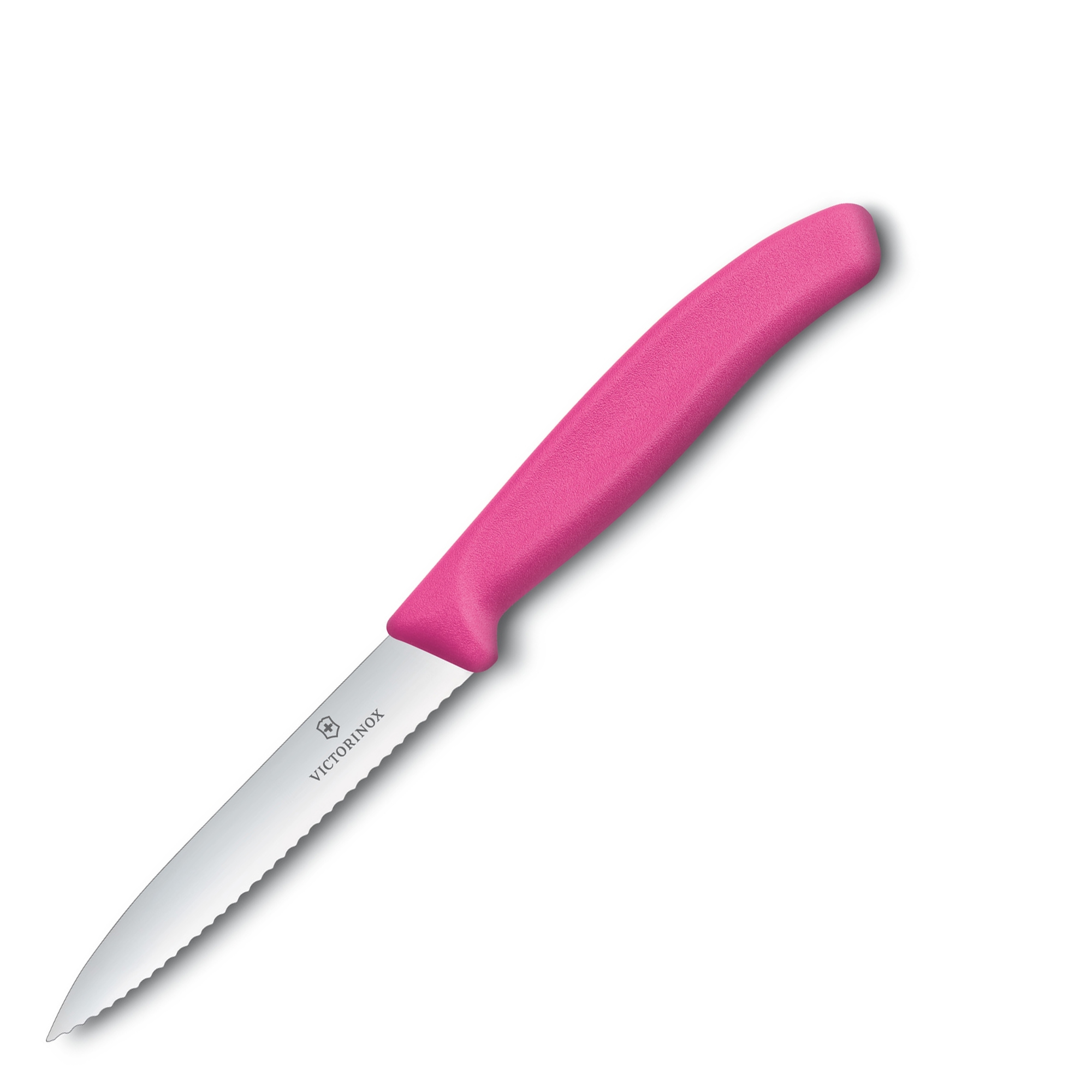 Victorinox - Swiss Classic vegetable knife serrated blade 10 cm pink