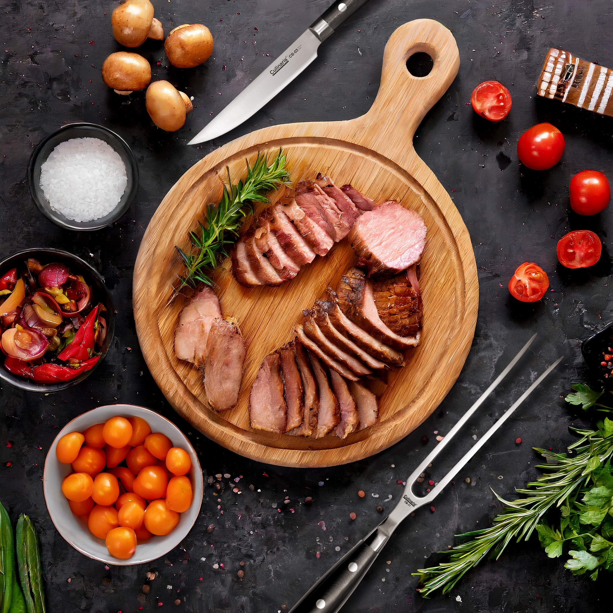 Culinaris - Steakmesser 13,5 cm Black Serie | CB-03