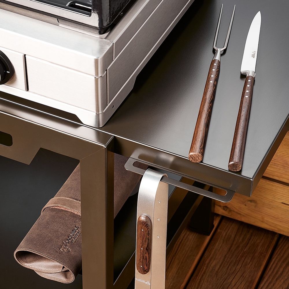 Laguiole - Grill cutlery set - Wengen wood