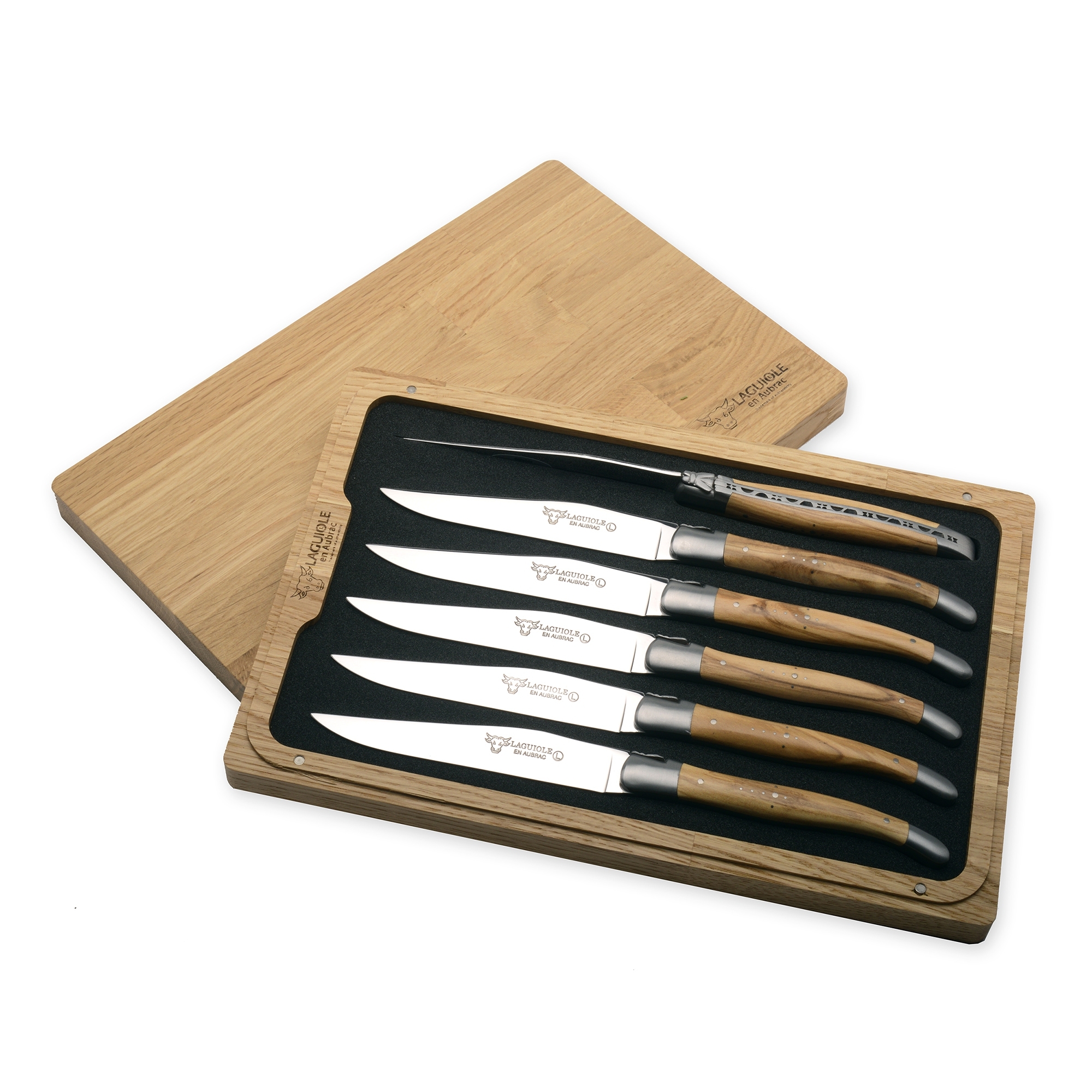 Laguiole - Olive steak knives set of 6
