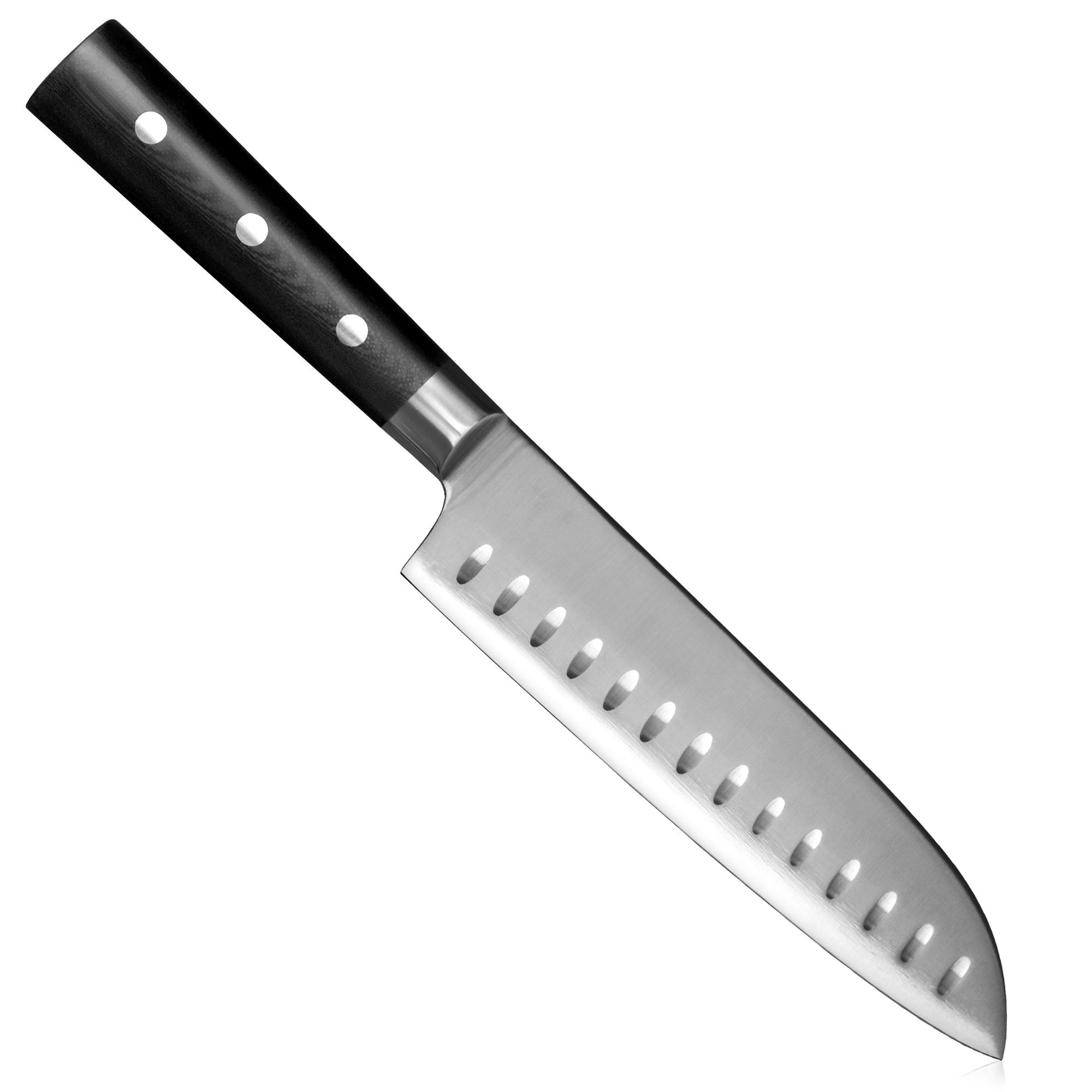 Culinaris - Santoku groß 18 cm Black Serie | CB-07