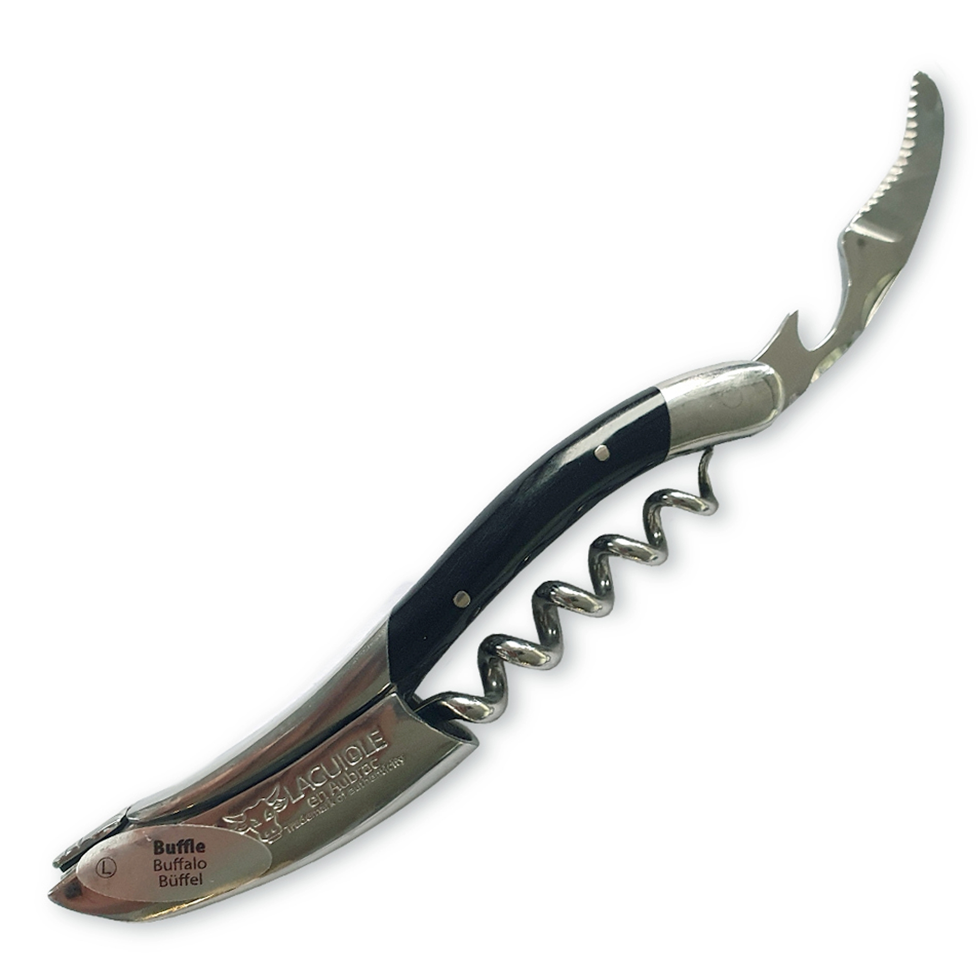 Laguiole - Corkscrew Buffalo shiny