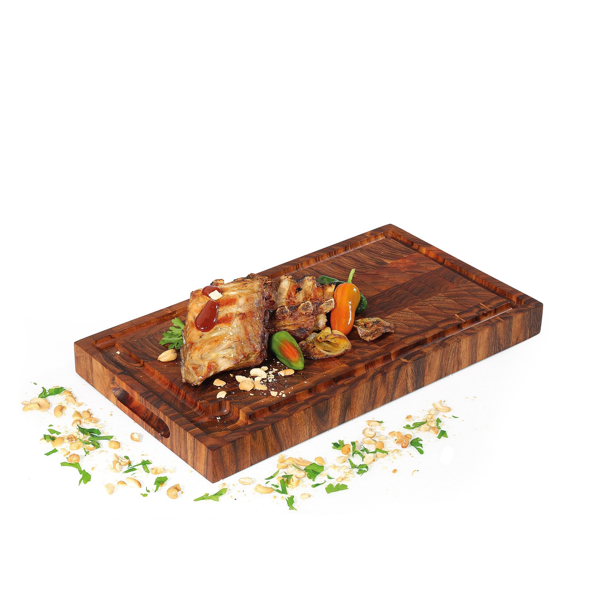 Zassenhaus - Hackblock - Akazie Stirnholz - 45 x 25 cm