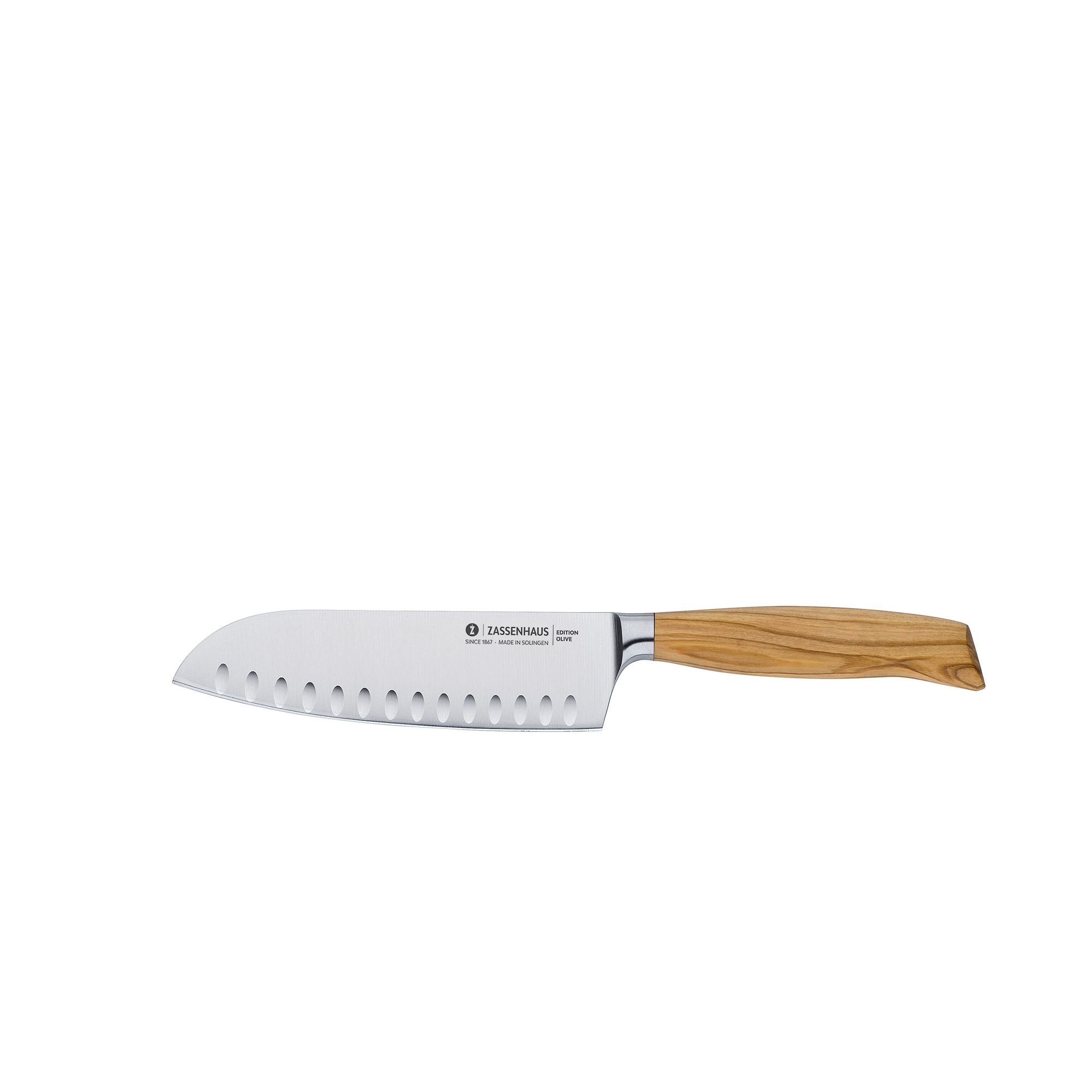 Zassenhaus - Santoku knife 16 cm - EDITION OLIVE
