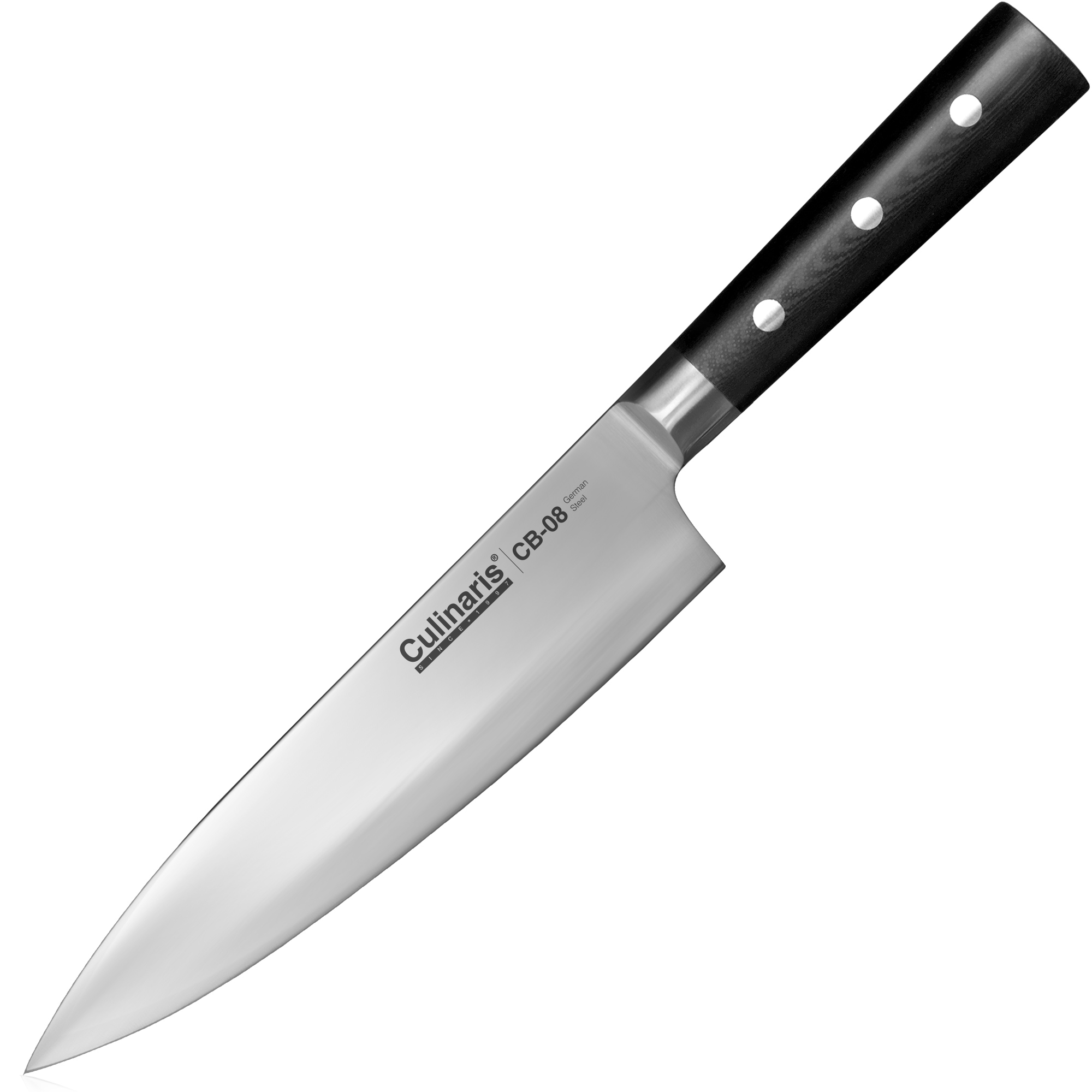 Culinaris - Kochmesser Groß 20 cm Black Serie | CB-08