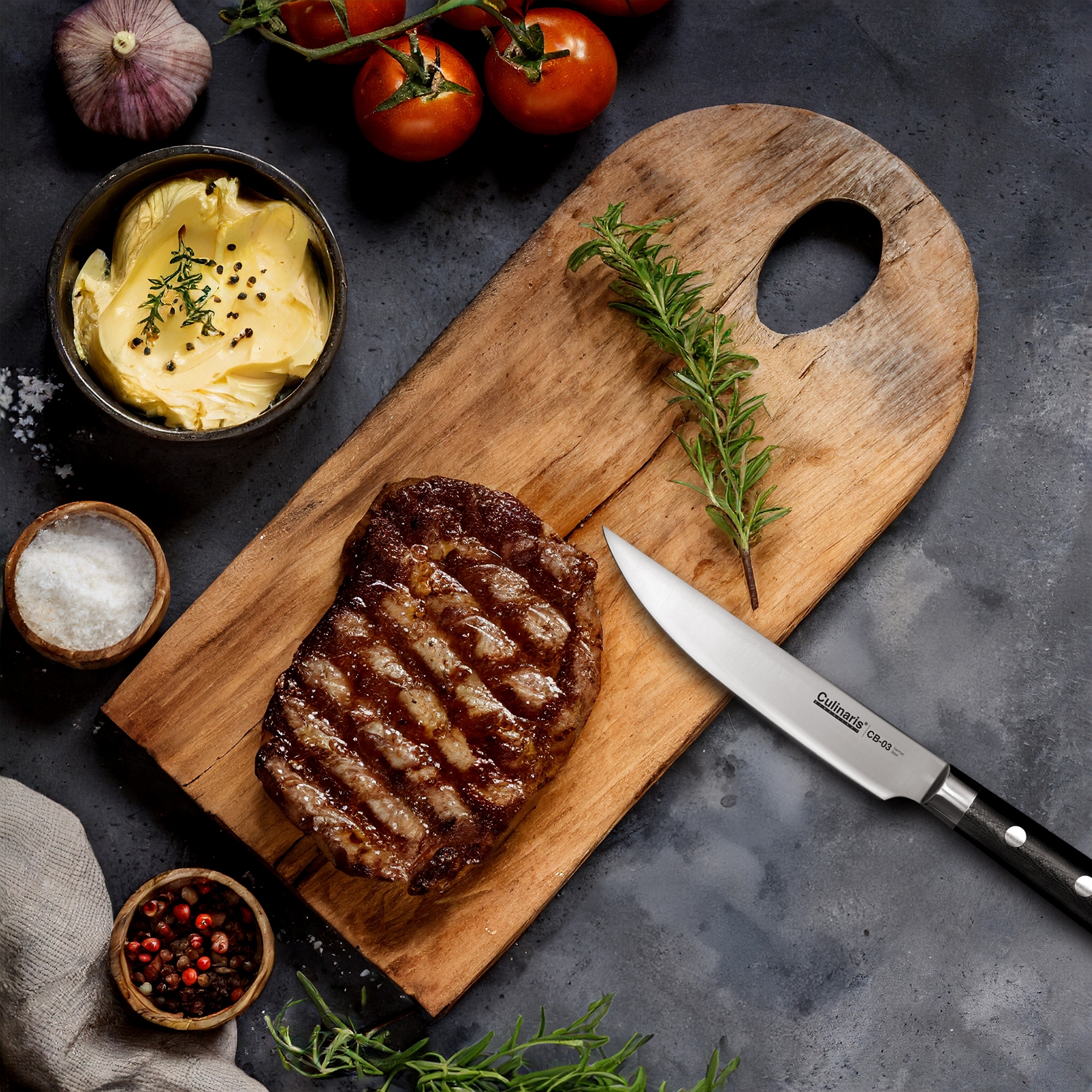 Culinaris - Steakmesser 13,5 cm Black Serie | CB-03
