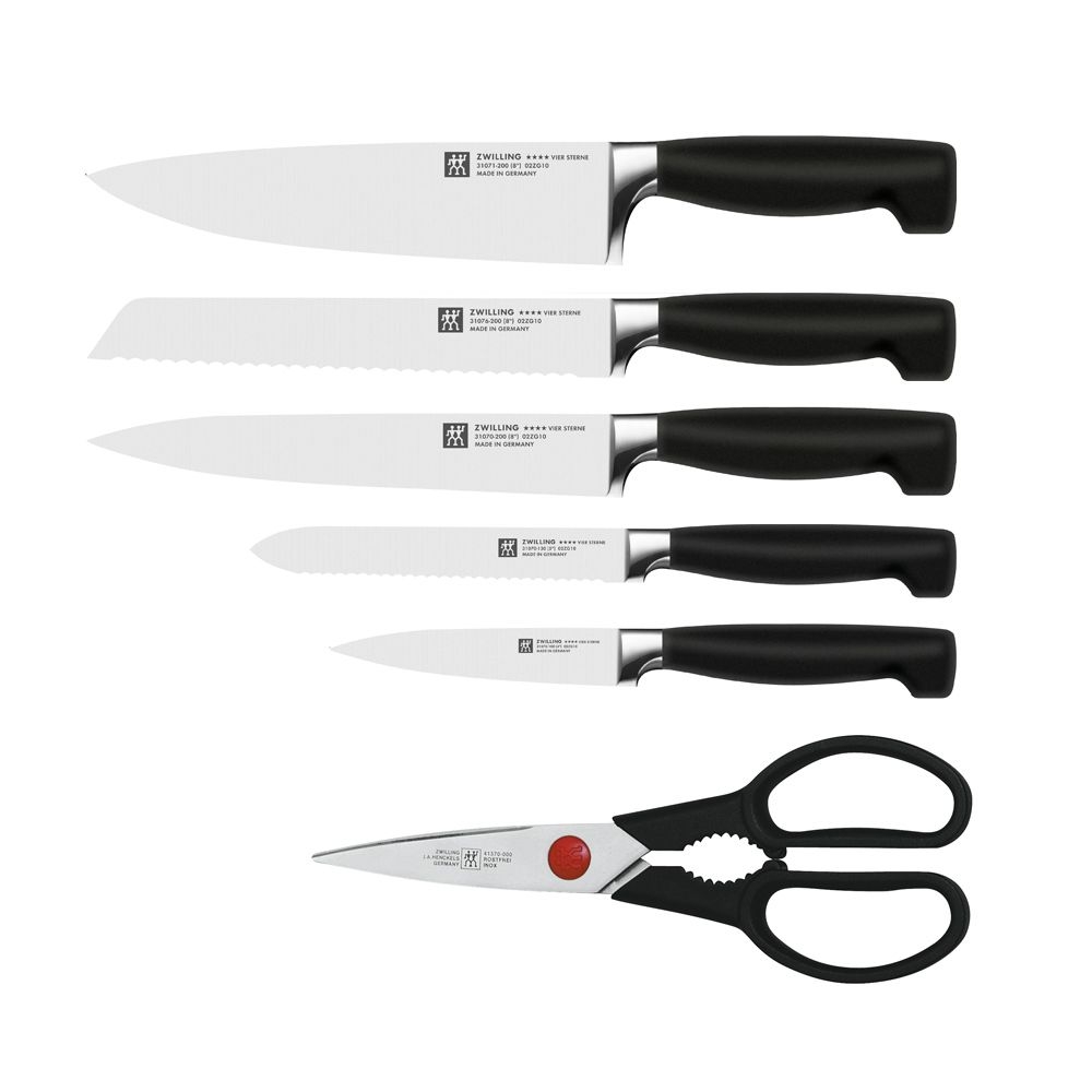 Zwilling - **** FOUR STARS self-sharpening 7-piece knife block