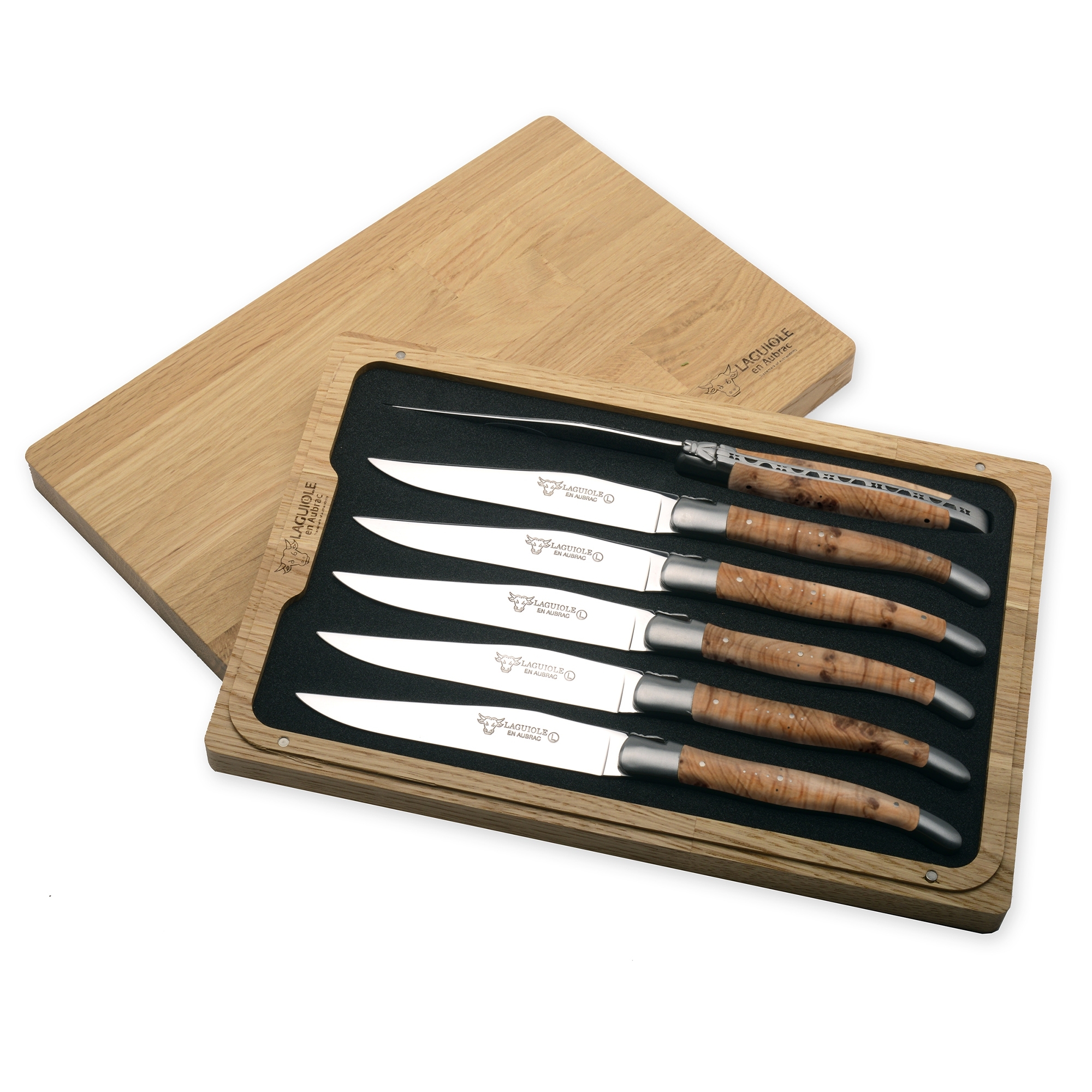 Laguiole - Steak knife - juniper - set of 6