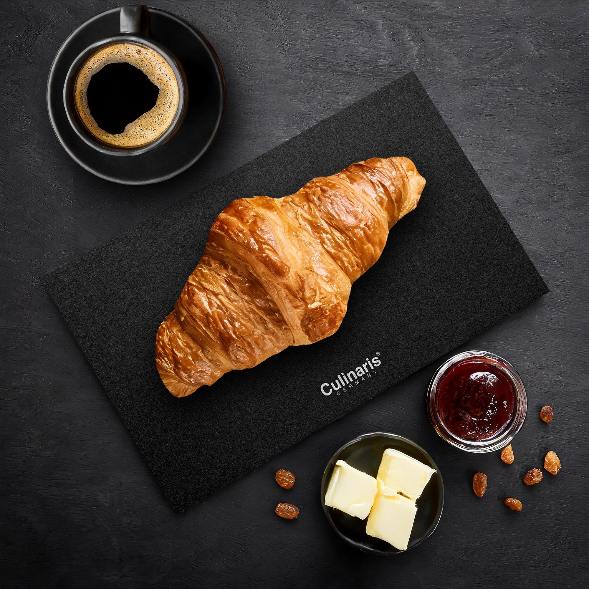 Culinaris - Schneidebrett NERO - 25 x 15 x 0,7 cm