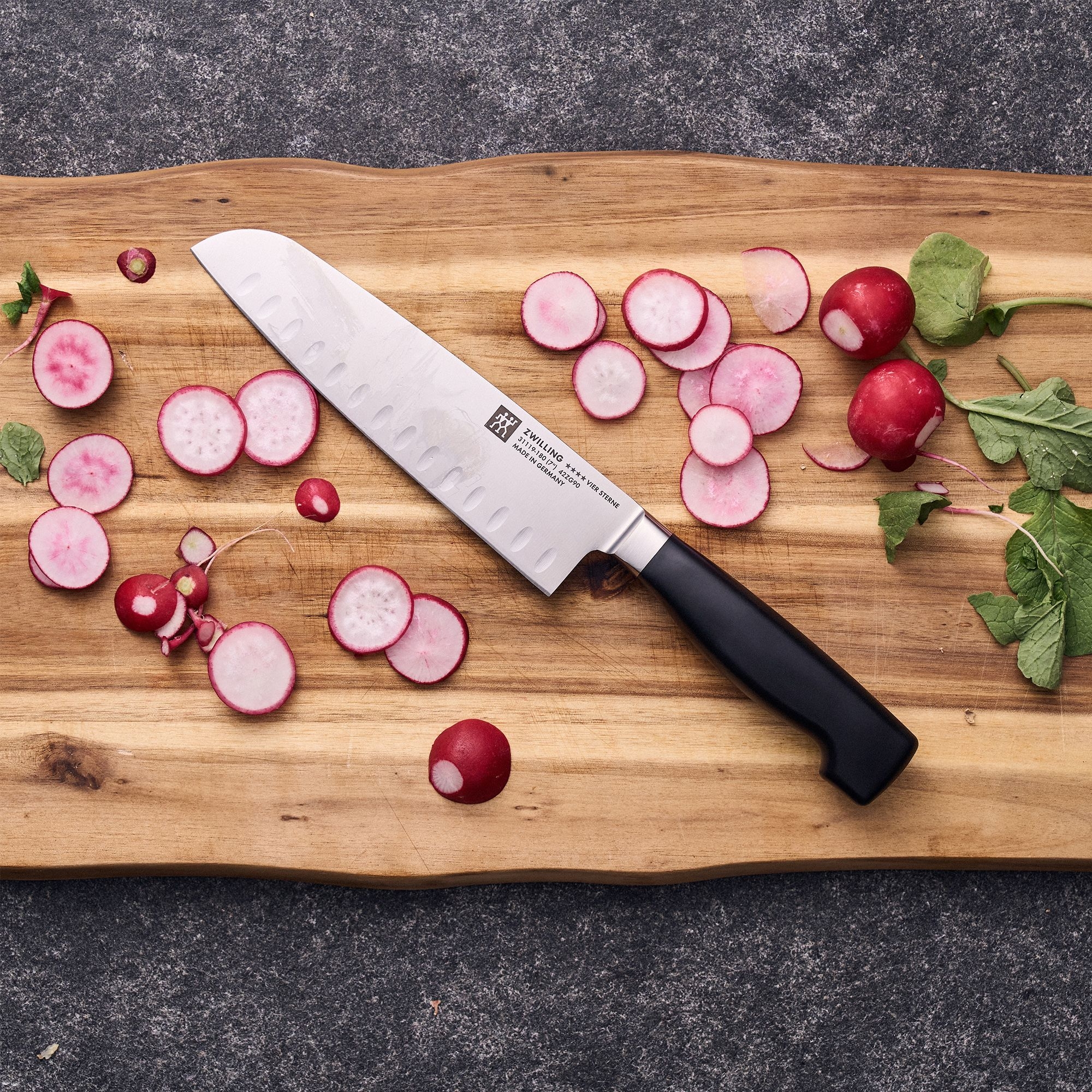 ZWILLING - Santoku with scallops | Four stars | 18 cm