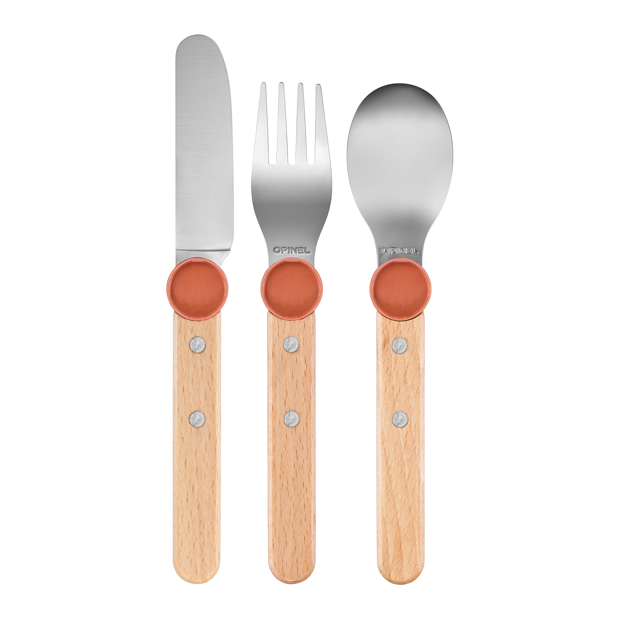 Opinel - Kinderbesteck-Set - LE PETIT GOURMET - Koralle