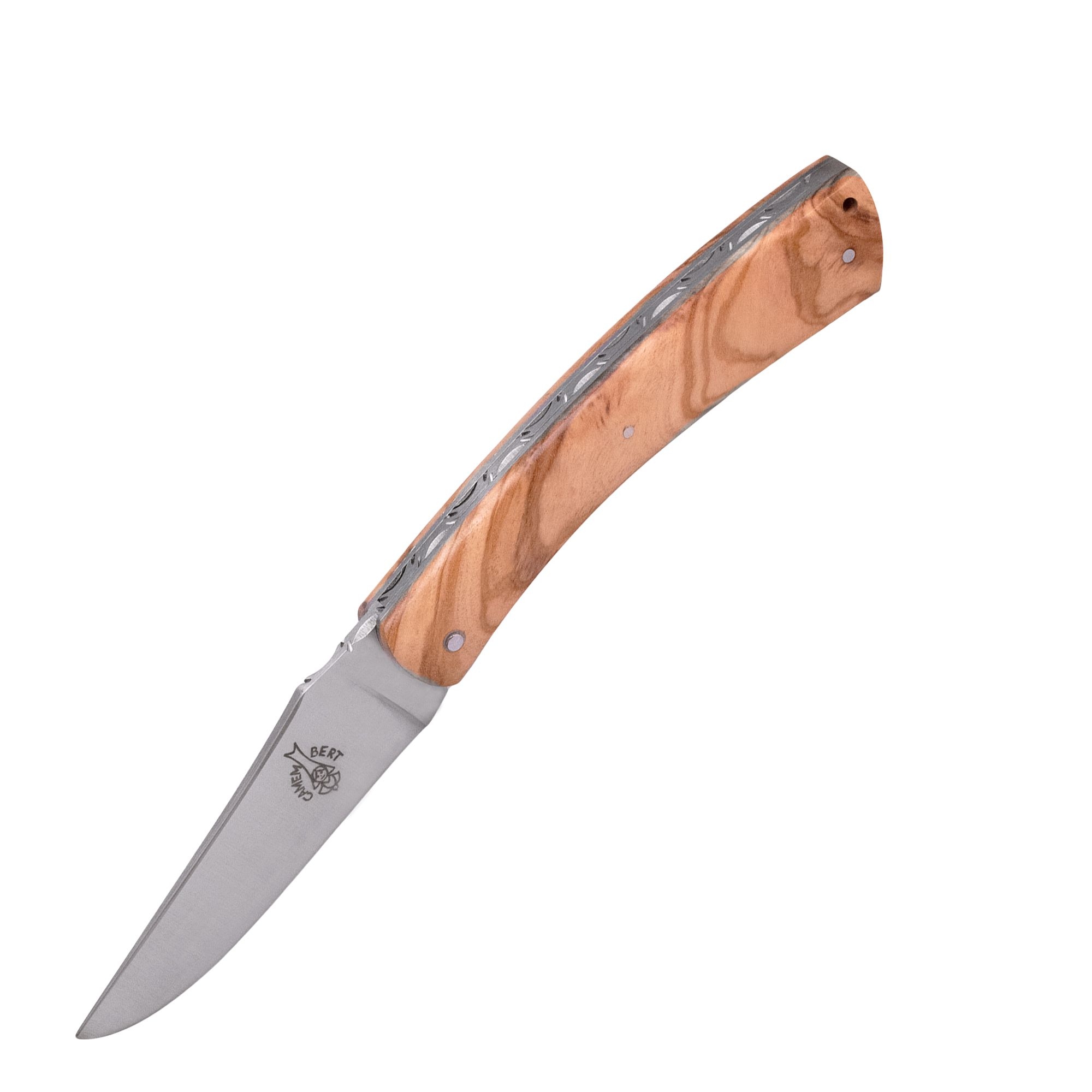 Laguiole - Klapp-/Taschenmesser Camembert Olivenholz