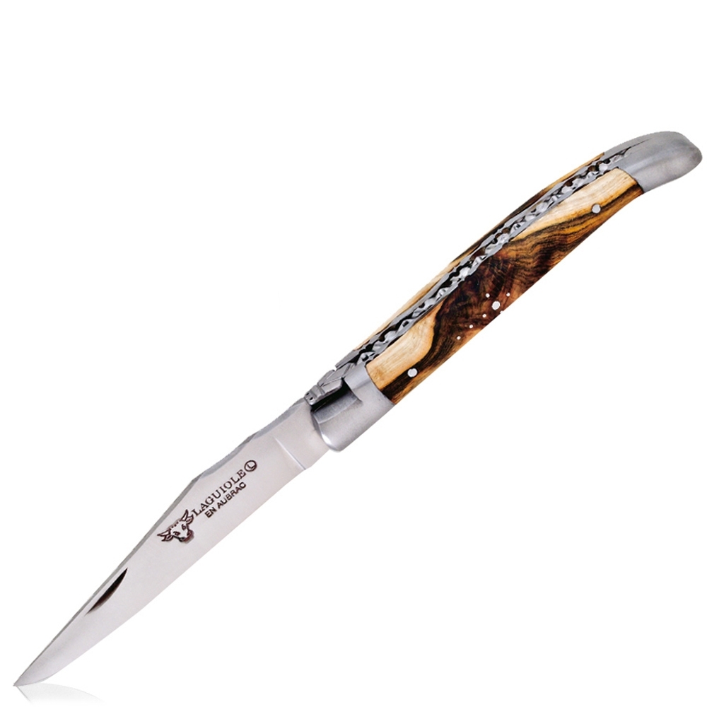 Laguiole - Klapp-/Taschenmesser geschmiedet Pistazie matt