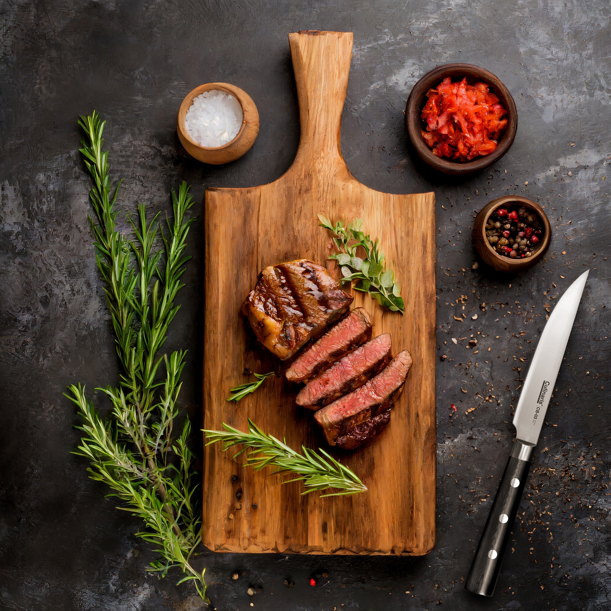 Culinaris - Steakmesser 13,5 cm Black Serie | CB-03