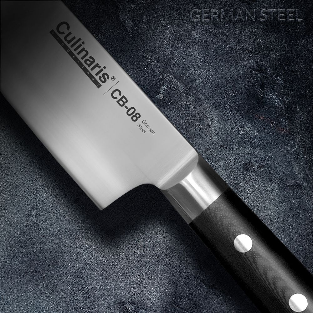 Culinaris - Kochmesser Groß 20 cm Black Serie | CB-08