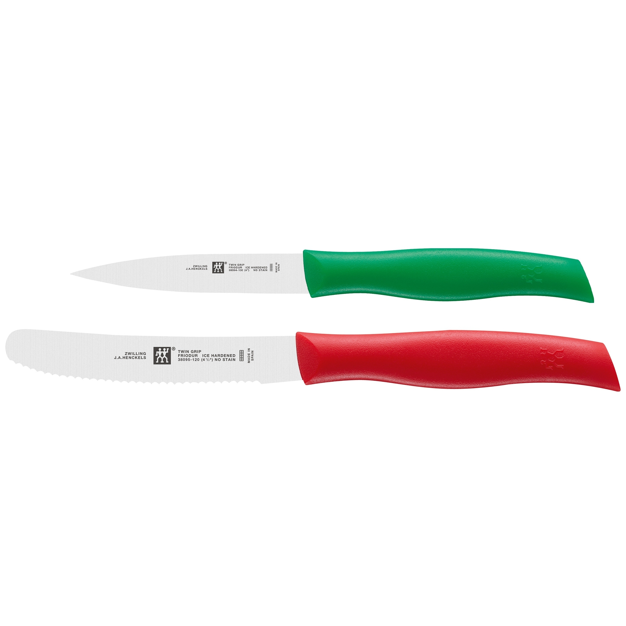 Zwilling - TWIN Grip - Messerset 2-tlg, rot/grün
