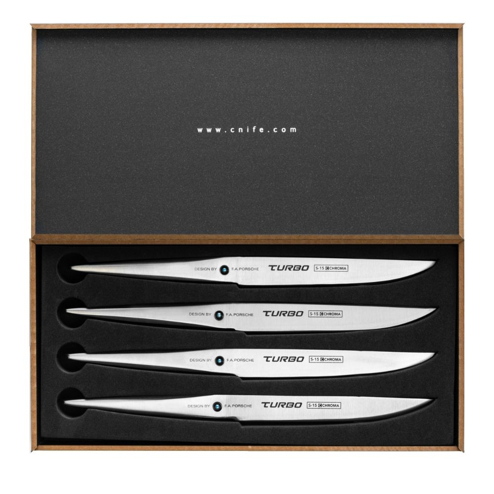 Chroma Turbo S-16 - Steakmesser Set 4tlg
