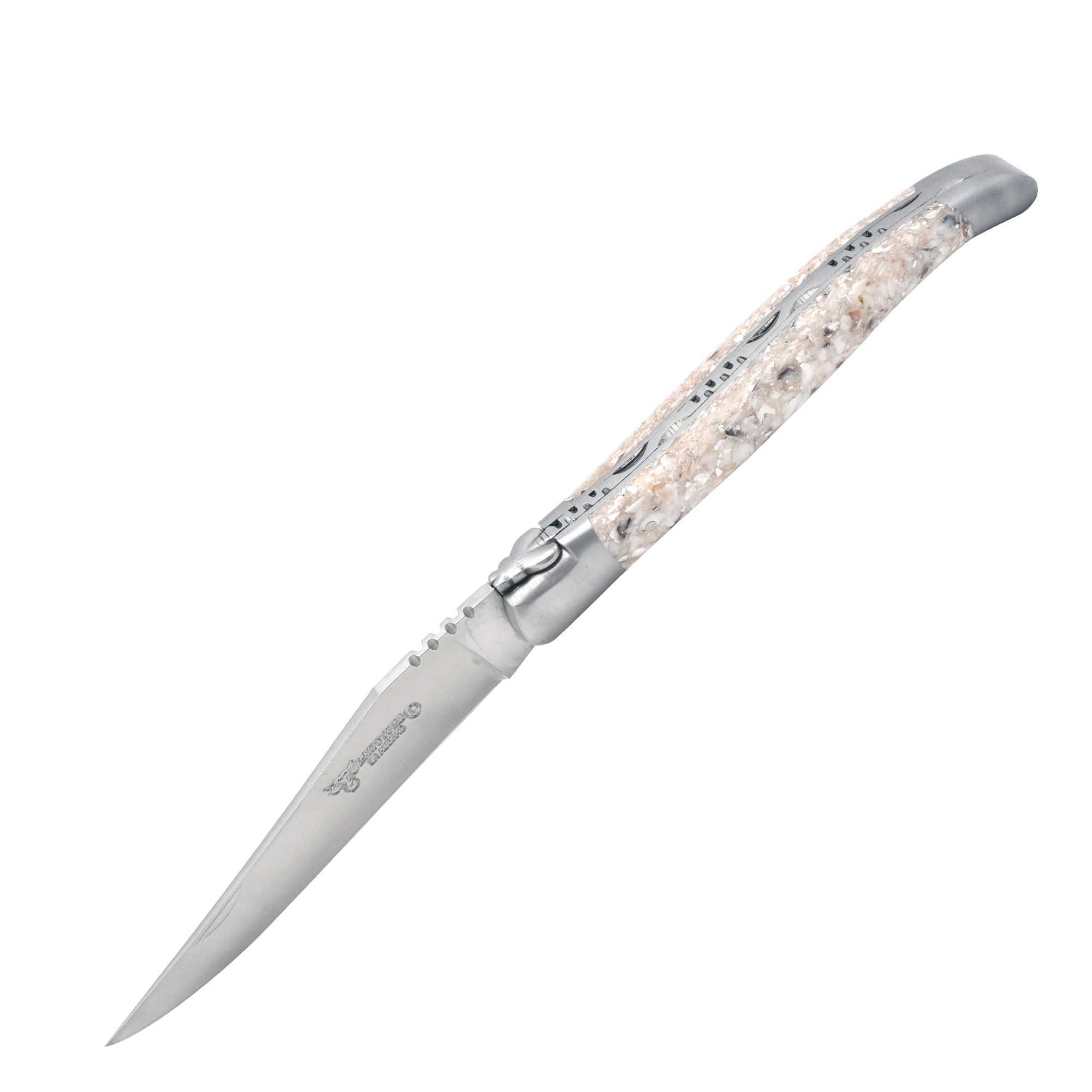 Laguiole - Klapp-/Taschenmesser geschmiedet Austernschale