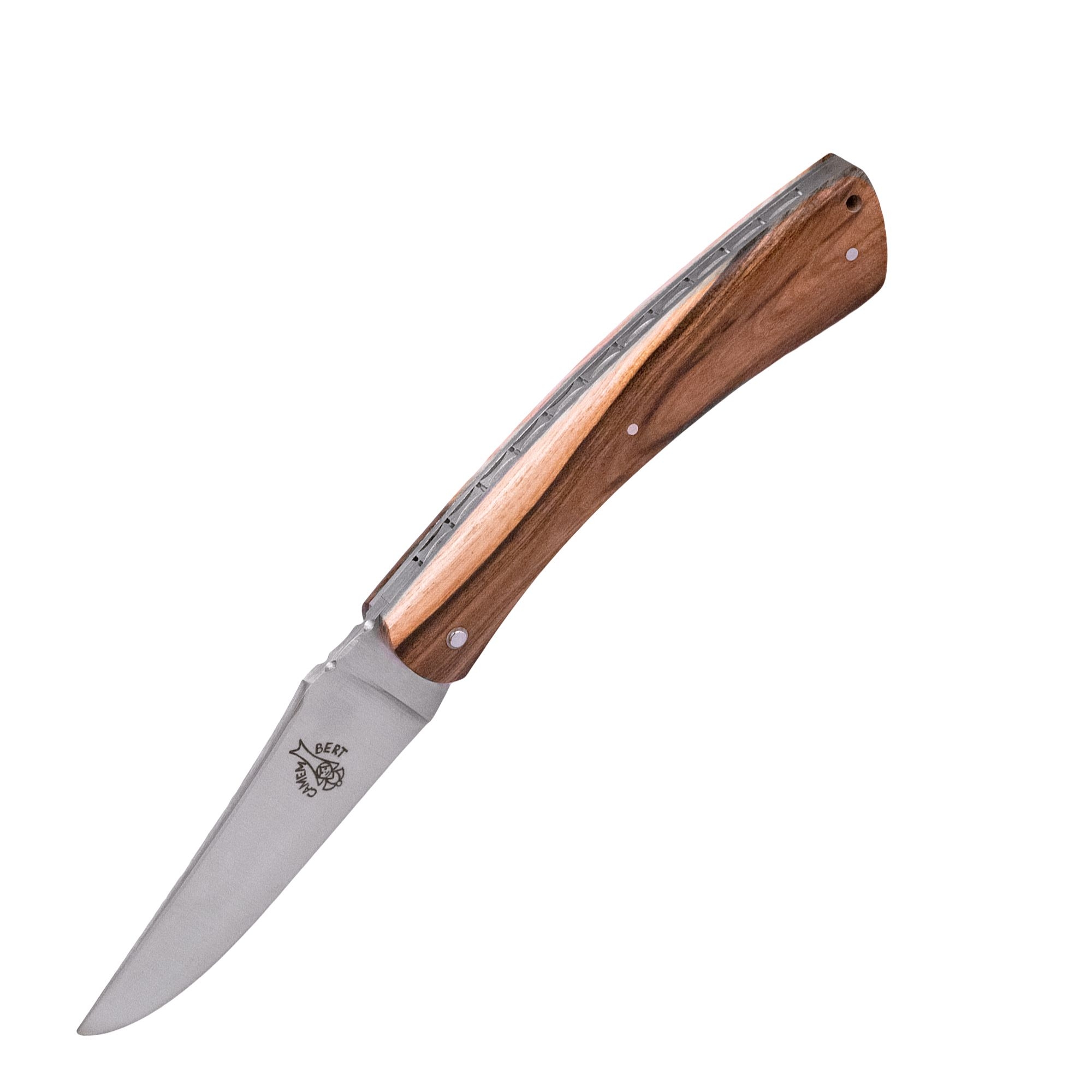 Laguiole - folding/pocket knife Camembert pistachio wood