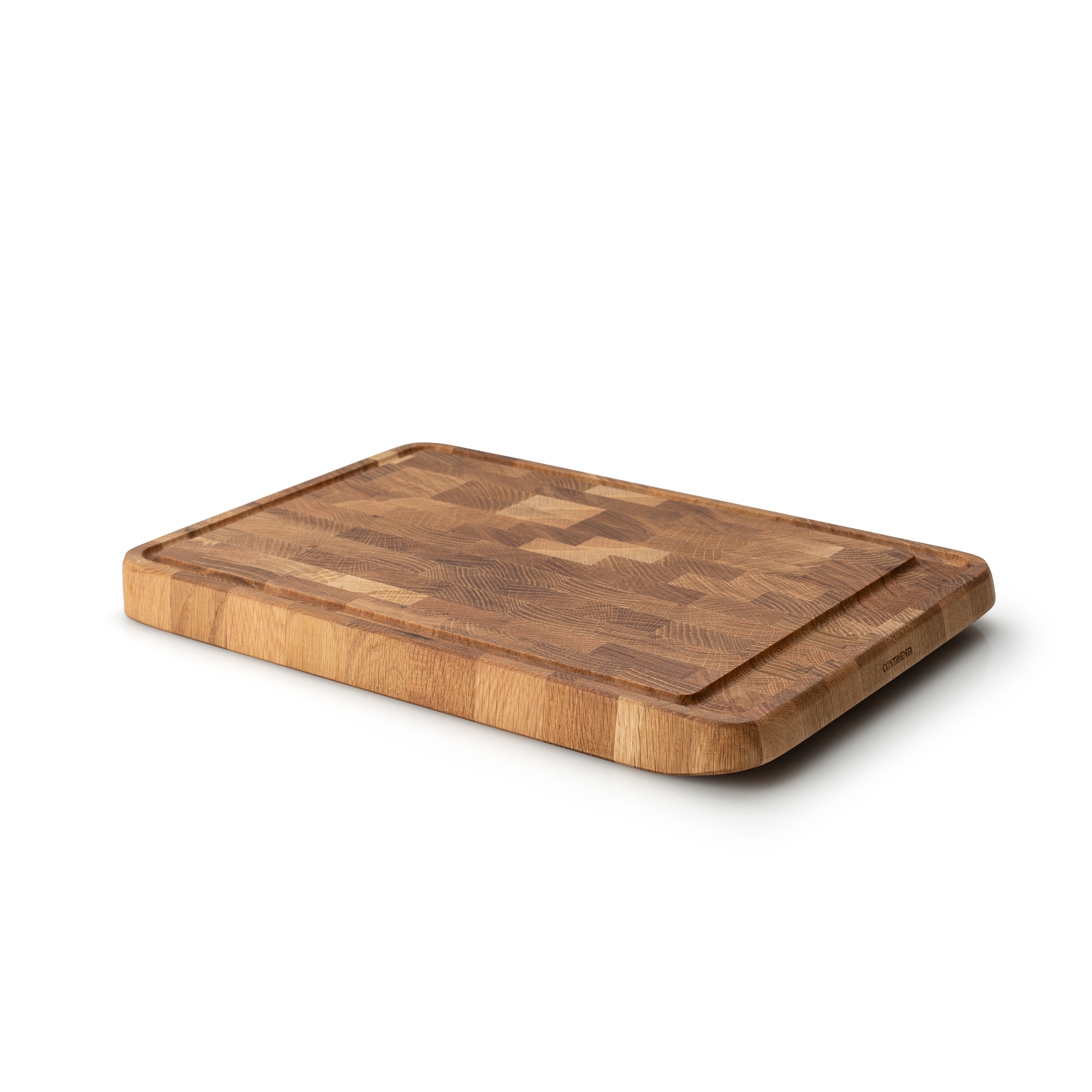 Continenta Tranchierbrett - Eiche Stirnholz  42 x 29 x 3,5 cm