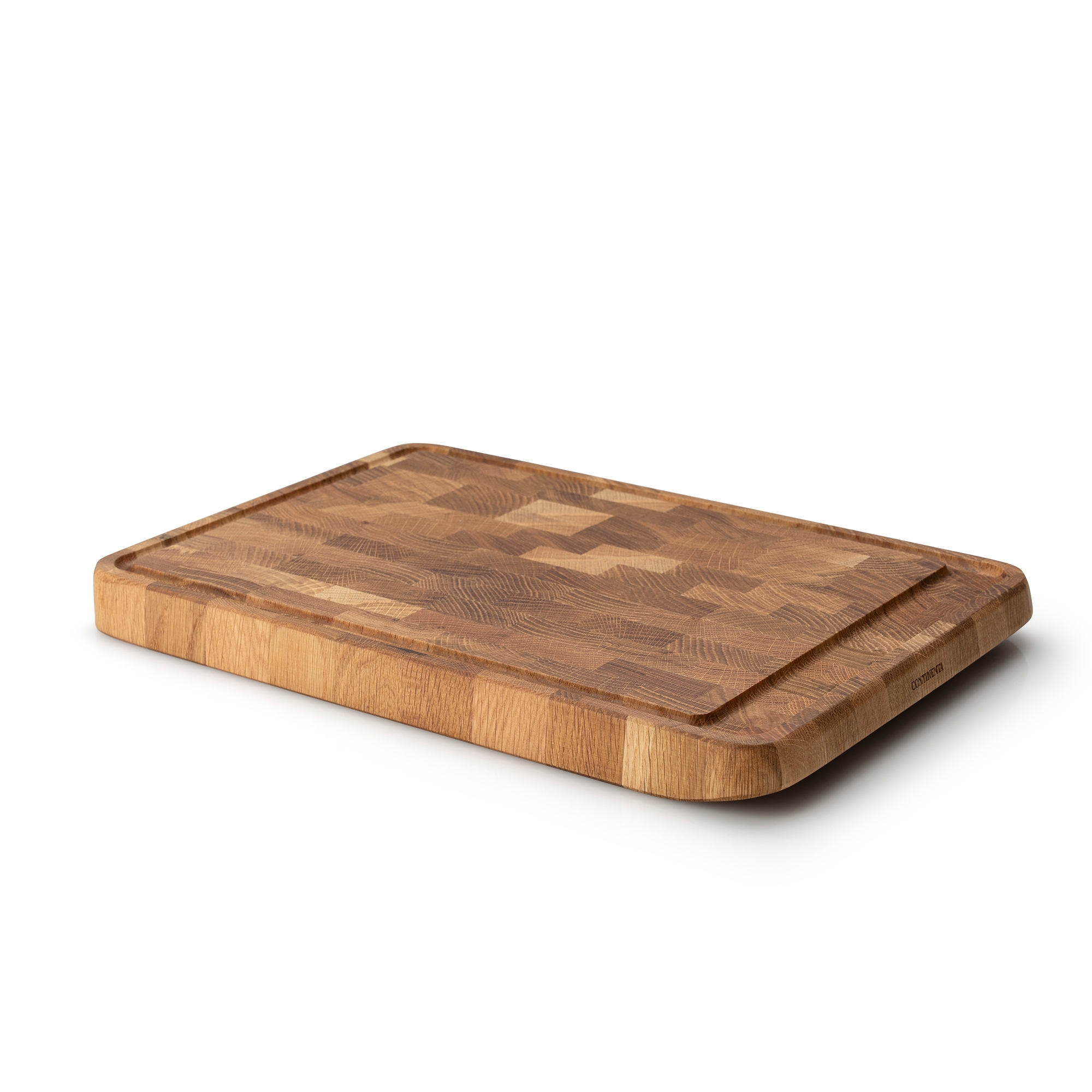 Continenta Tranchierbrett - Eiche Stirnholz  42 x 29 x 3,5 cm