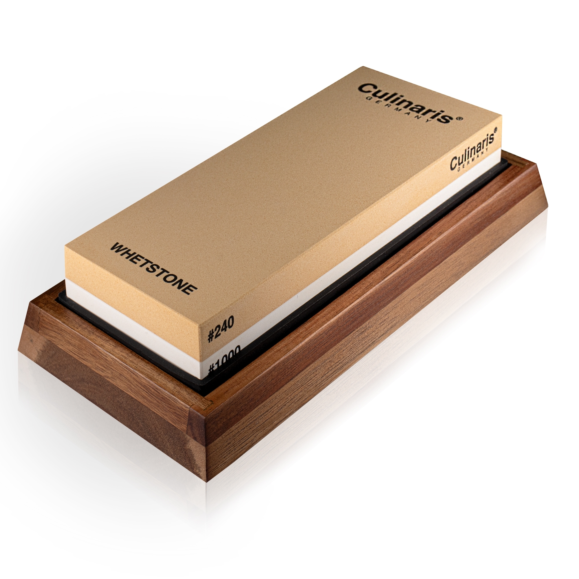 Nass-Schleifstein - 240/1000 - 5tlg.-Set | Culinaris Nass-Schleifstein - 240/1000 - 5tlg.-Set | Culinaris