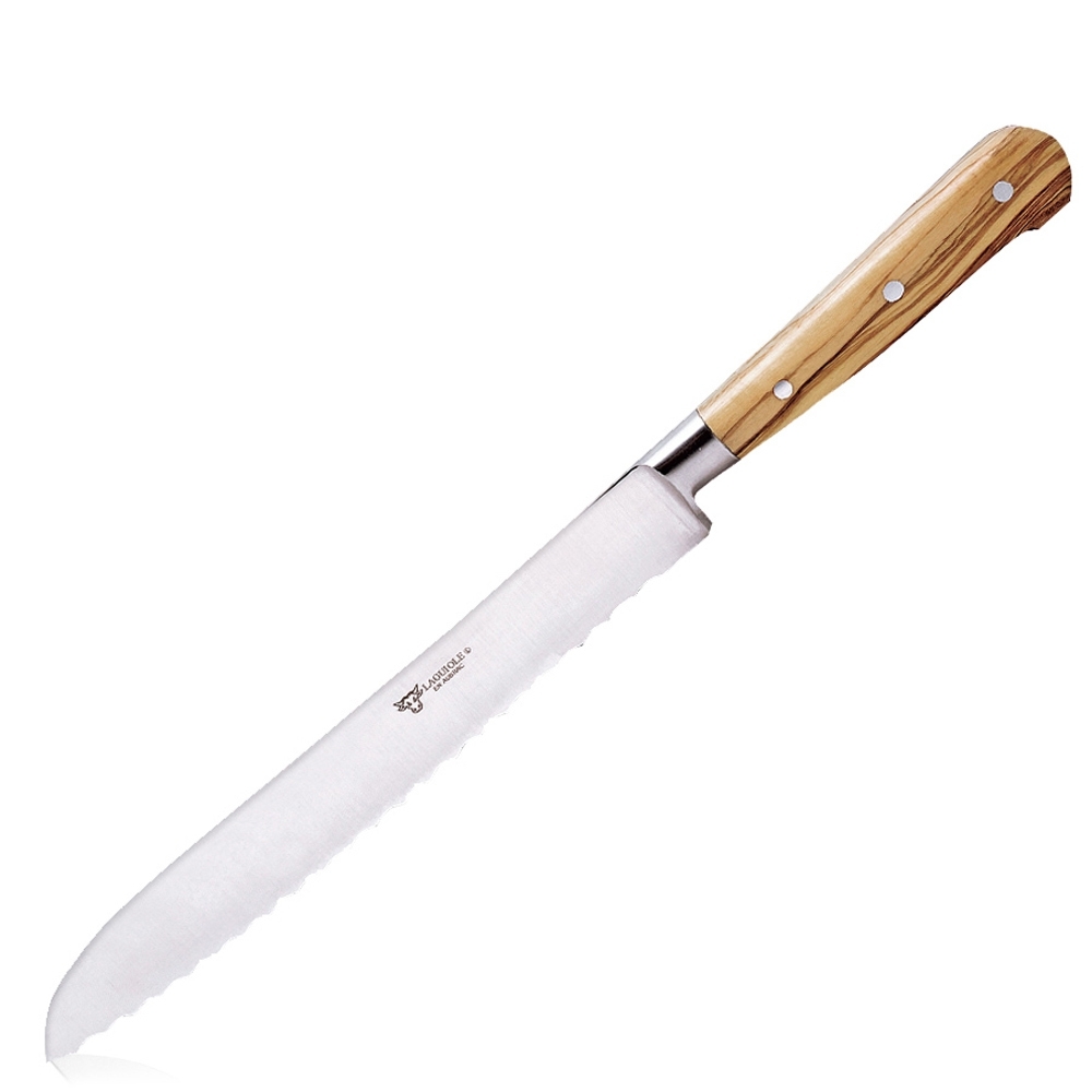 Laguiole - Bread knife olive wood