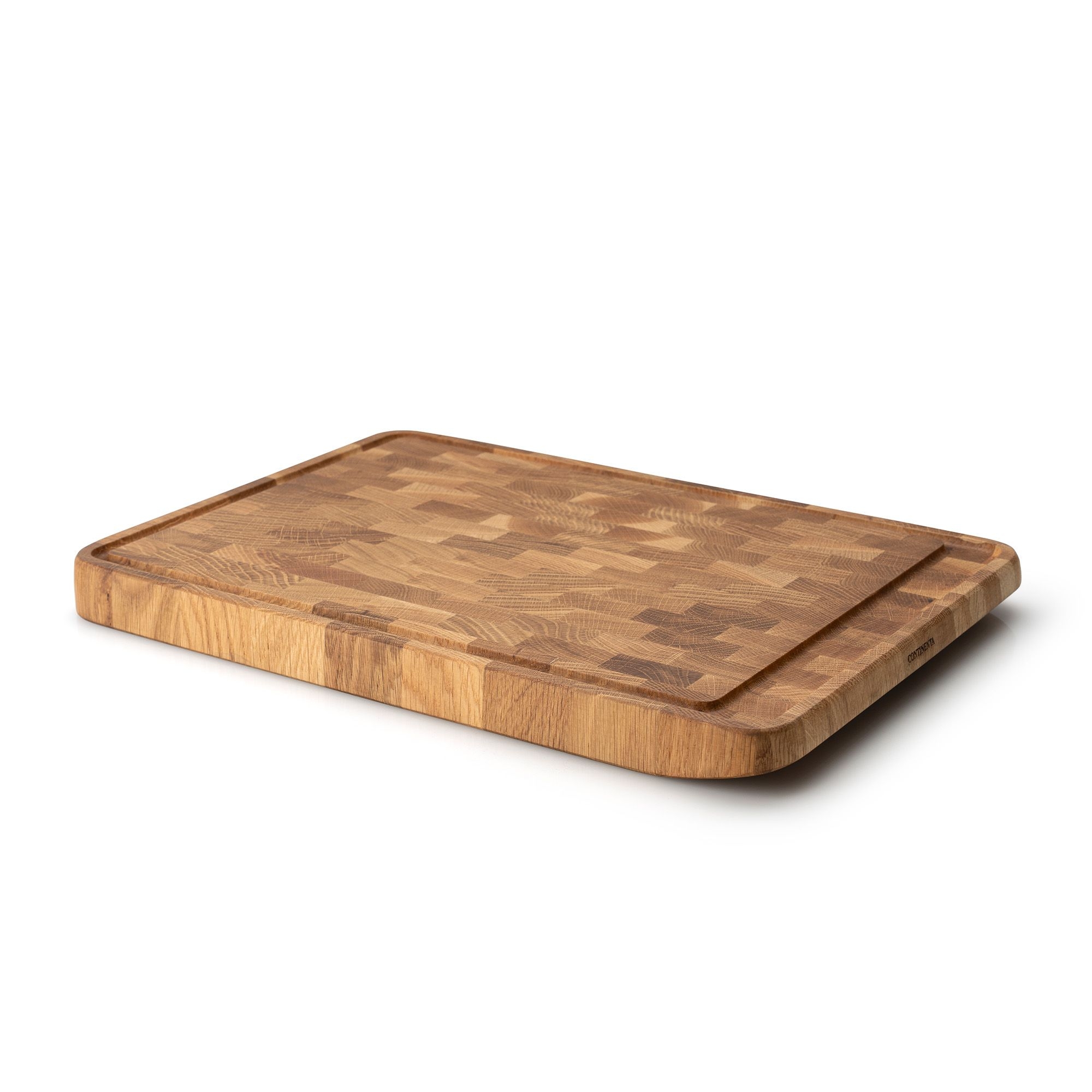 Continenta Tranchierbrett - Eiche Stirnholz 46 x 32,5 x 3,5 cm