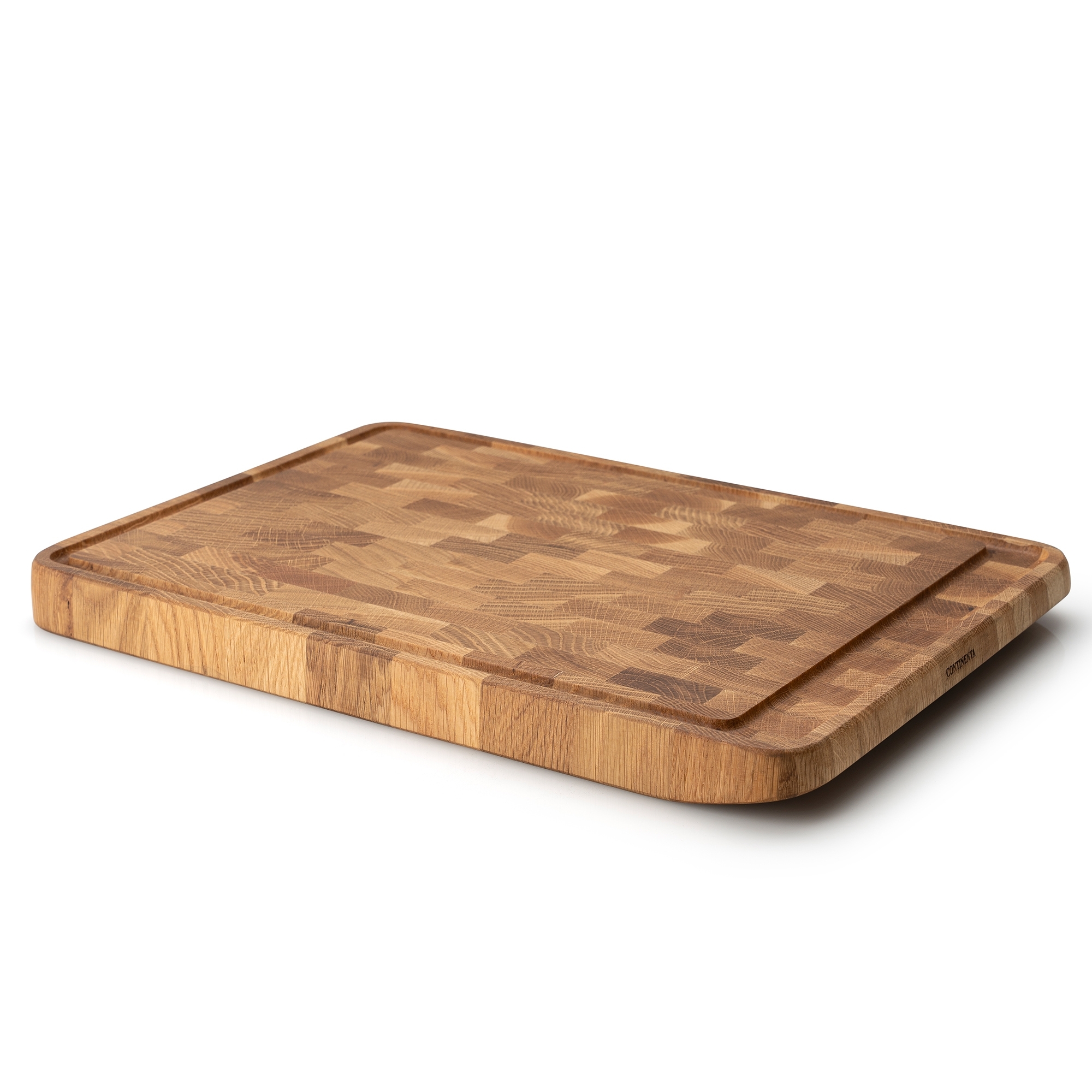 Continenta Tranchierbrett - Eiche Stirnholz 46 x 32,5 x 3,5 cm