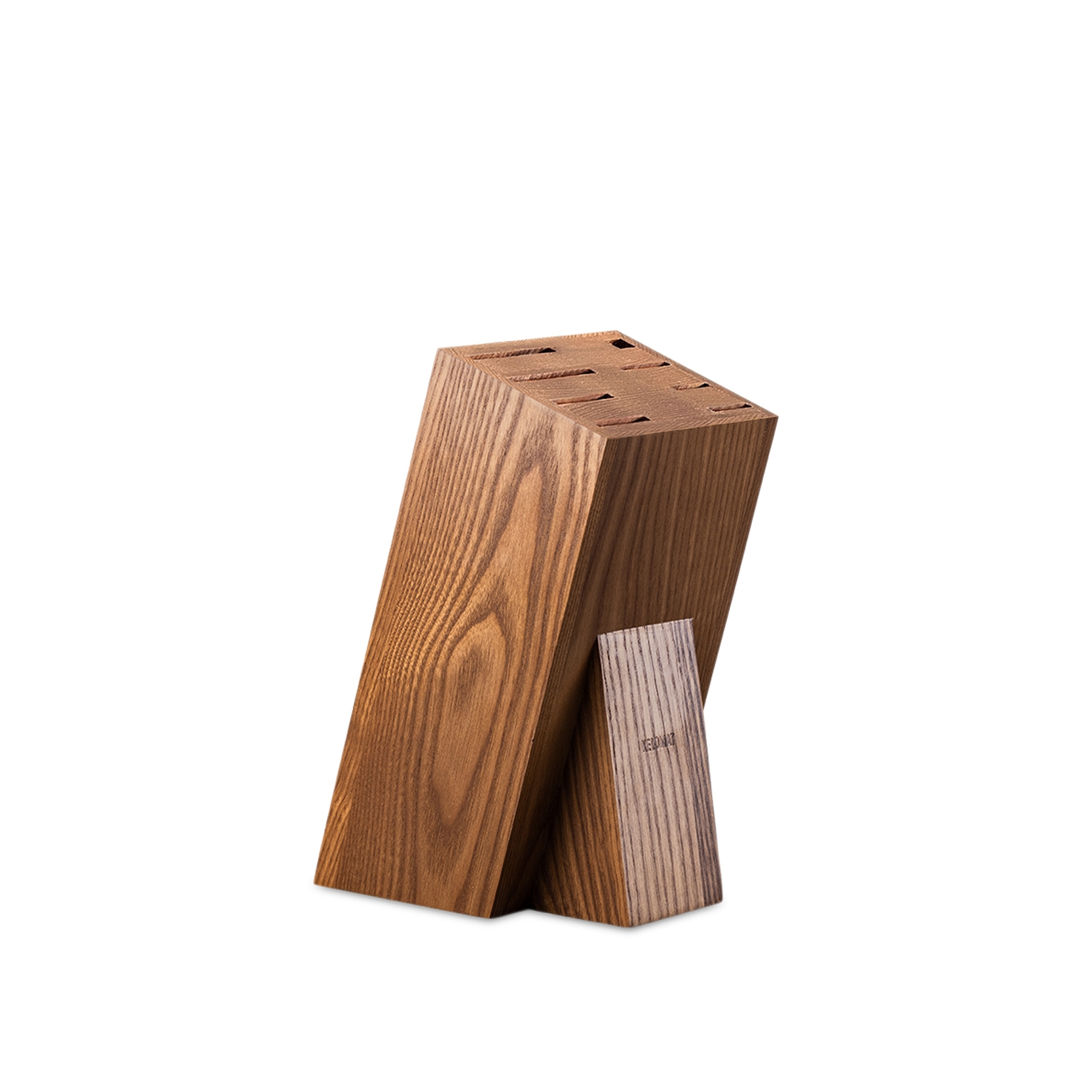 Kelomat – Knife block for 7 knives, acacia wood