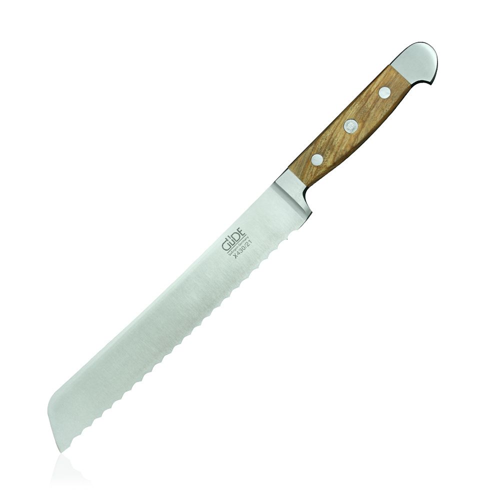 Güde - Brotmesser 21 cm - Serie Alpha Olive