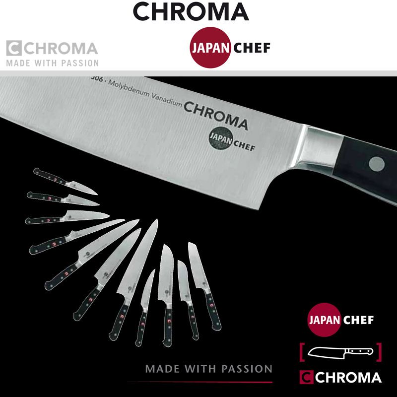 CHROMA JapanChef - J-03 Allzweckmesser 13,7 cm