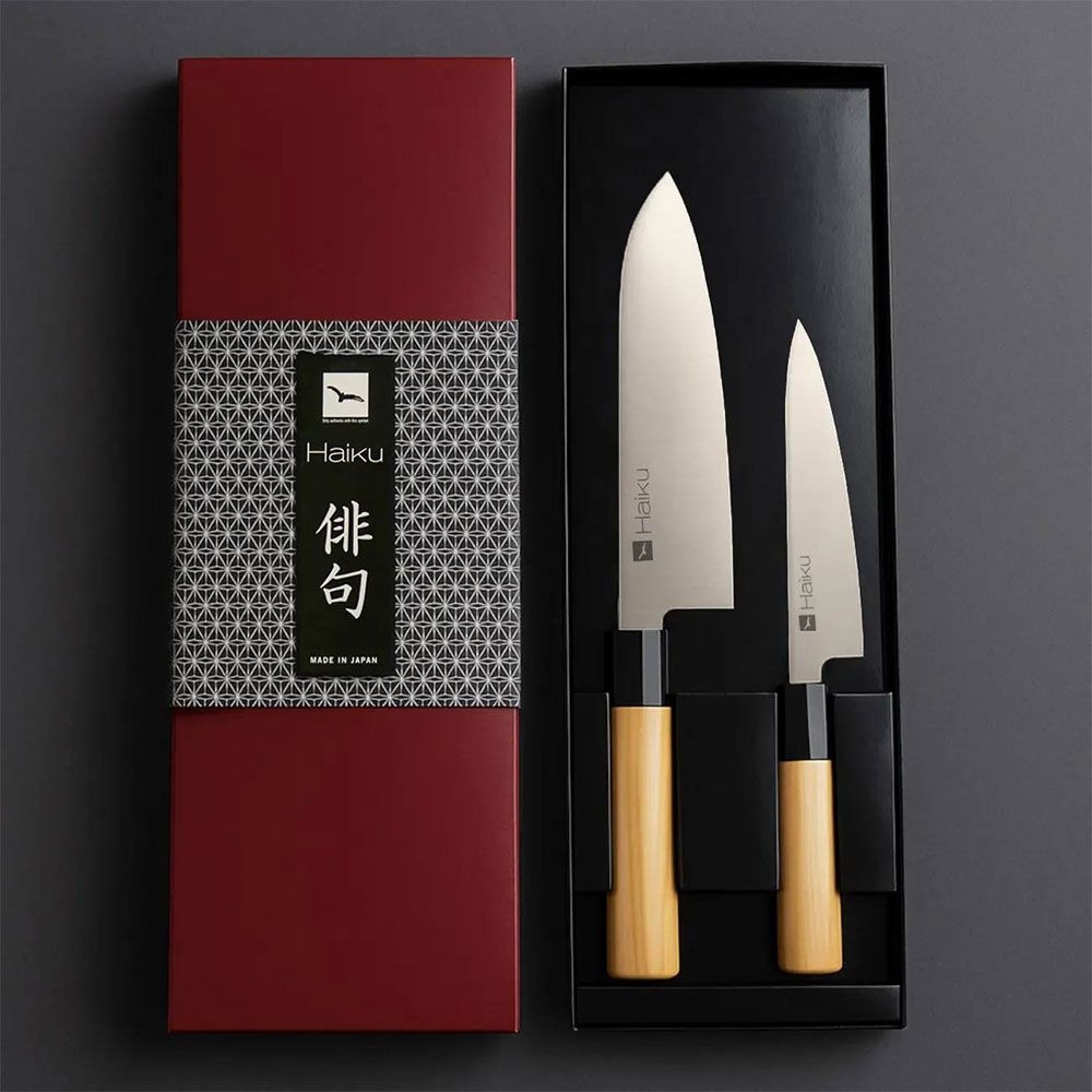 CHROMA Haiku Original Set HSET1 - Santoku H05 + Utility Knife H03
