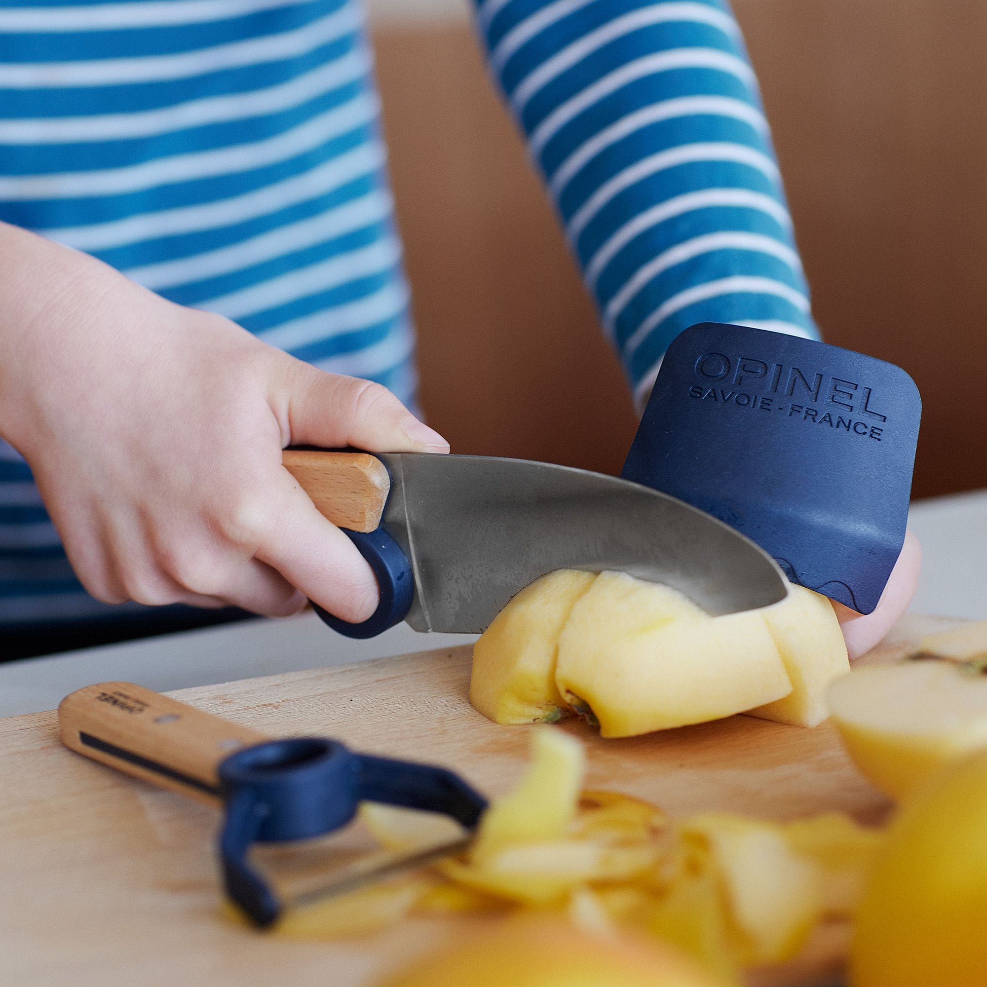 Opinel - Kinder Küchenmesser-Set - Le Petit Chef - 3-tlg. - grün
