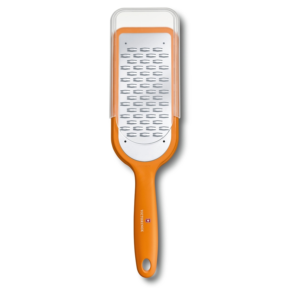 Victorinox - Kitchen grater with bridge perforation, orange