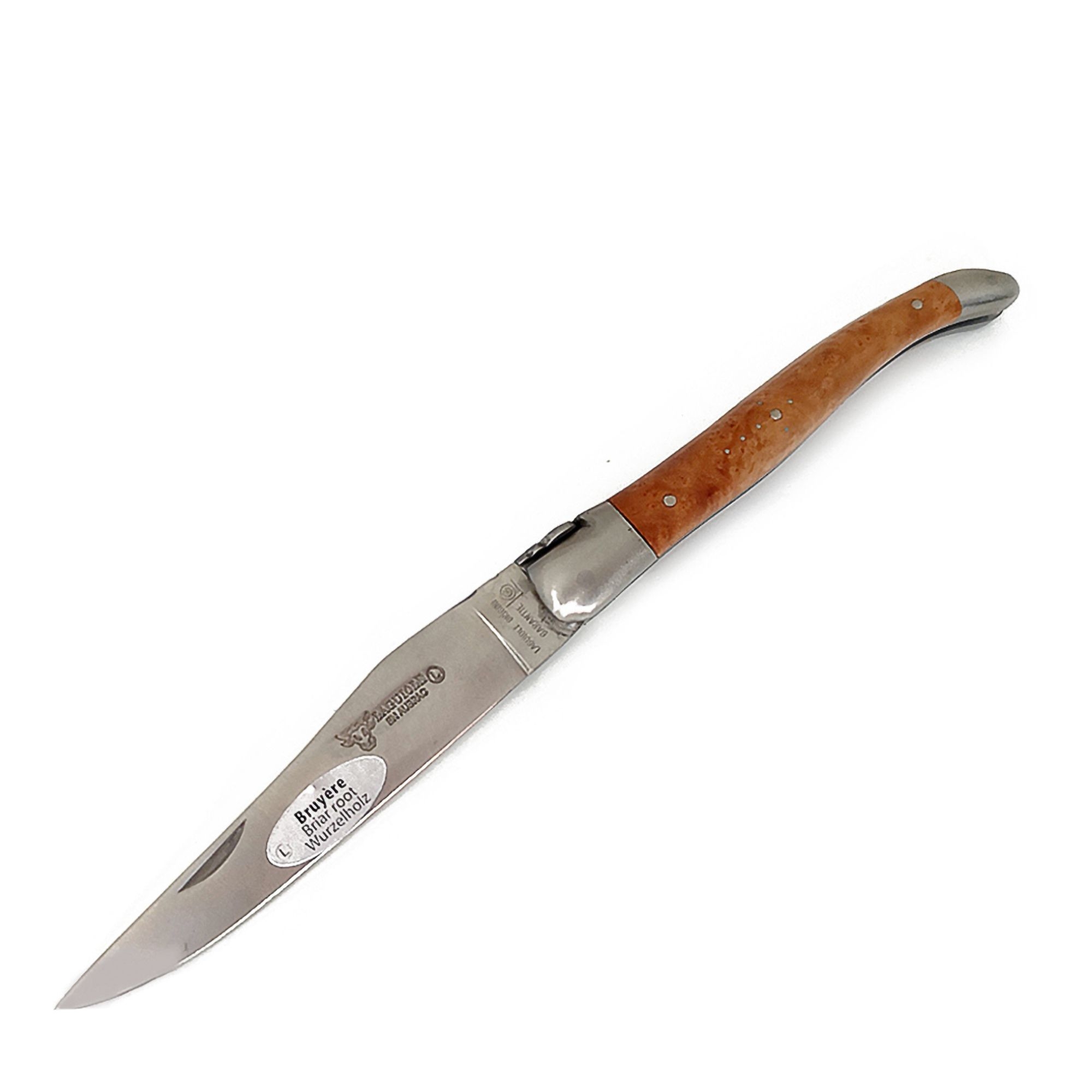 Laguiole - Klapp-/Taschenmesser Doppelplatine Wurzelholz