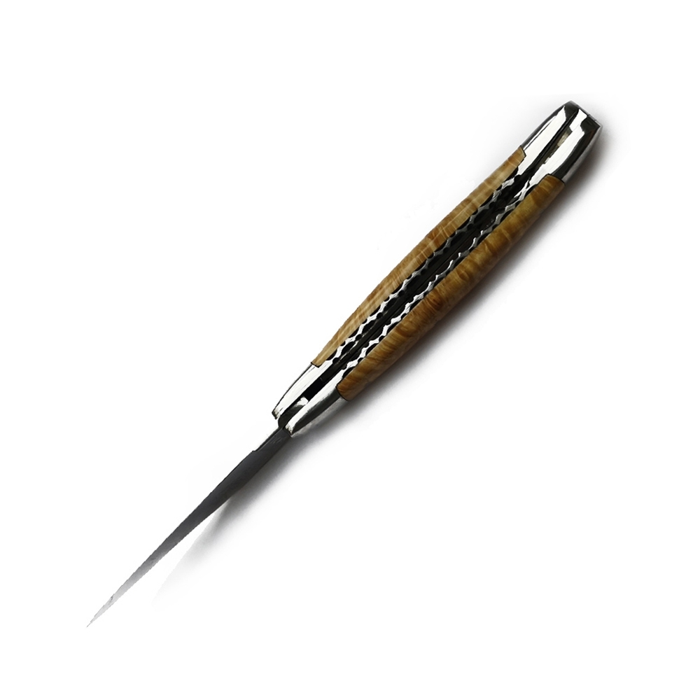 Laguiole - Klapp-/Taschenmesser Doppelplatine Ahorn glänzend