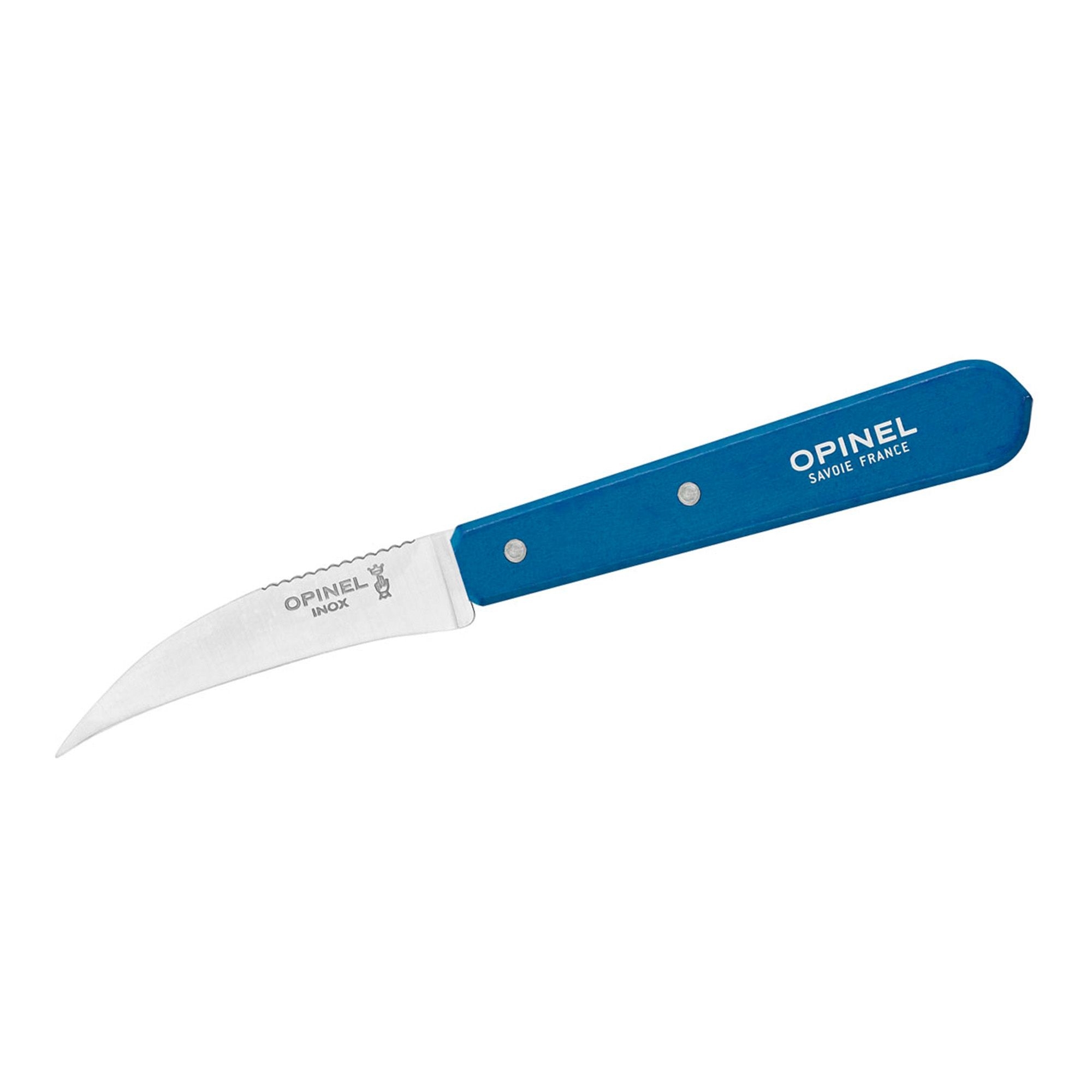 Opinel Gemüsemesser No 114 PAYSAGE blau mit gebogener Klinge