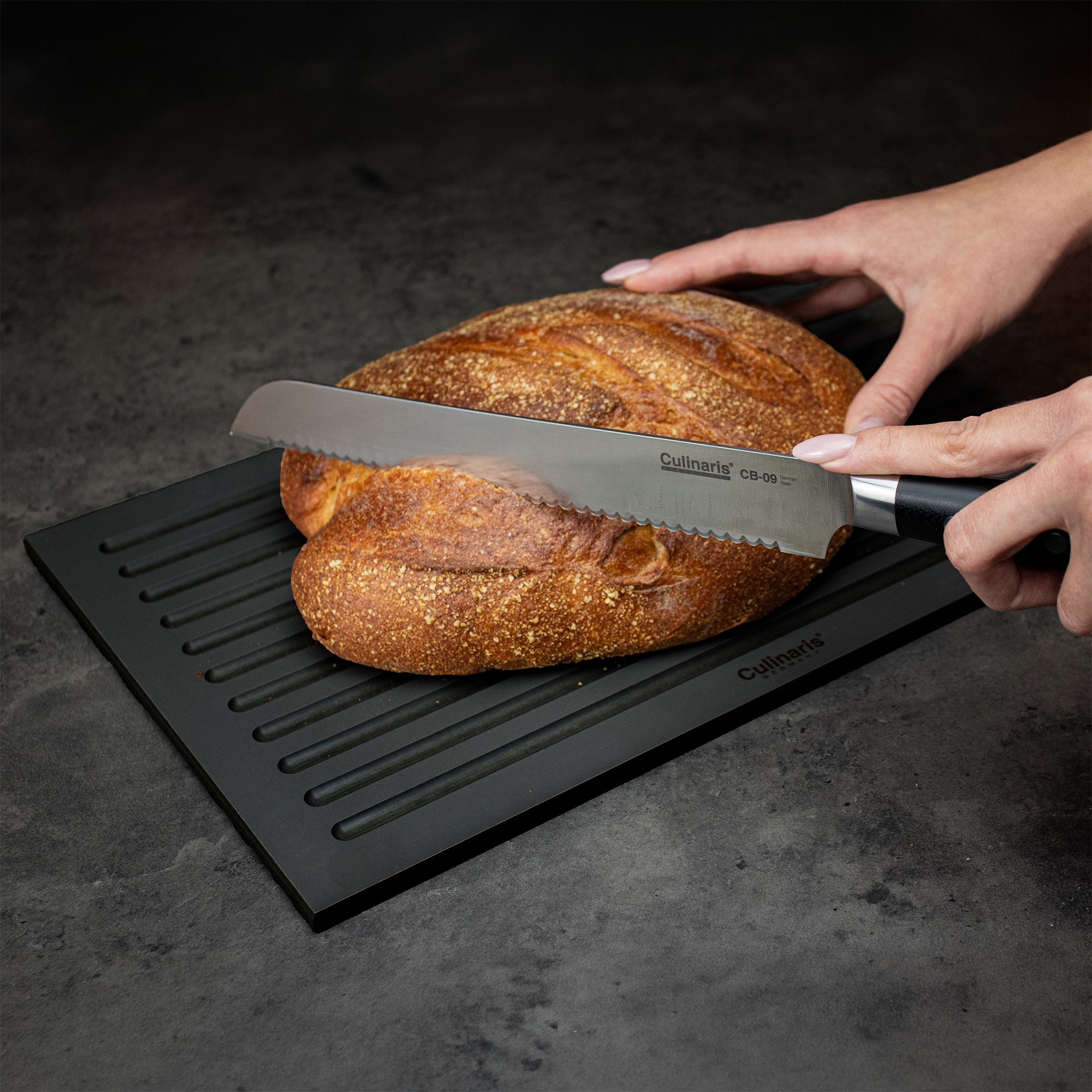 Cutting board NERO - 45 x 25 x 0.9 cm | Culinaris